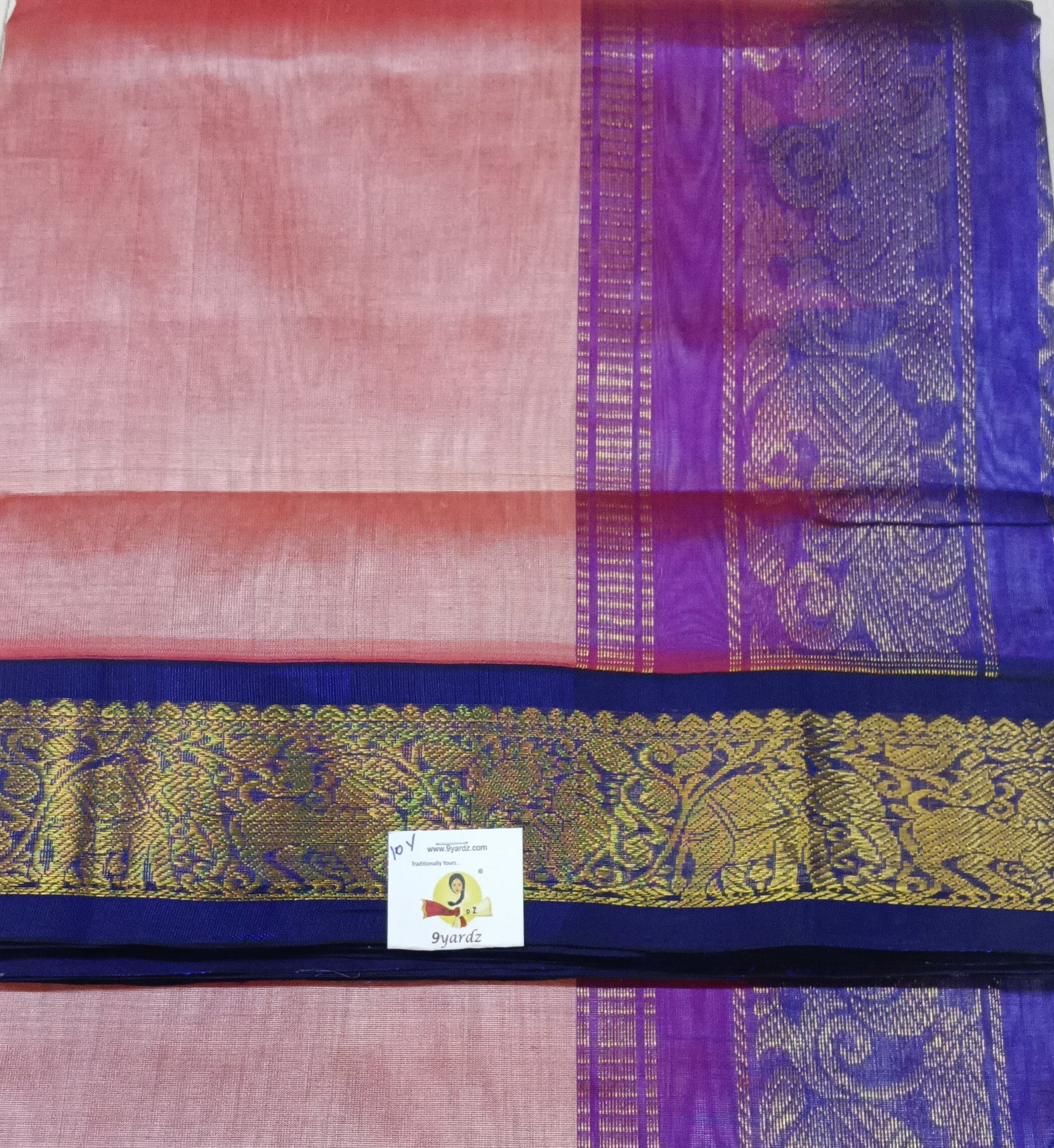 Pure silk cotton -Korvai 10yards madisar