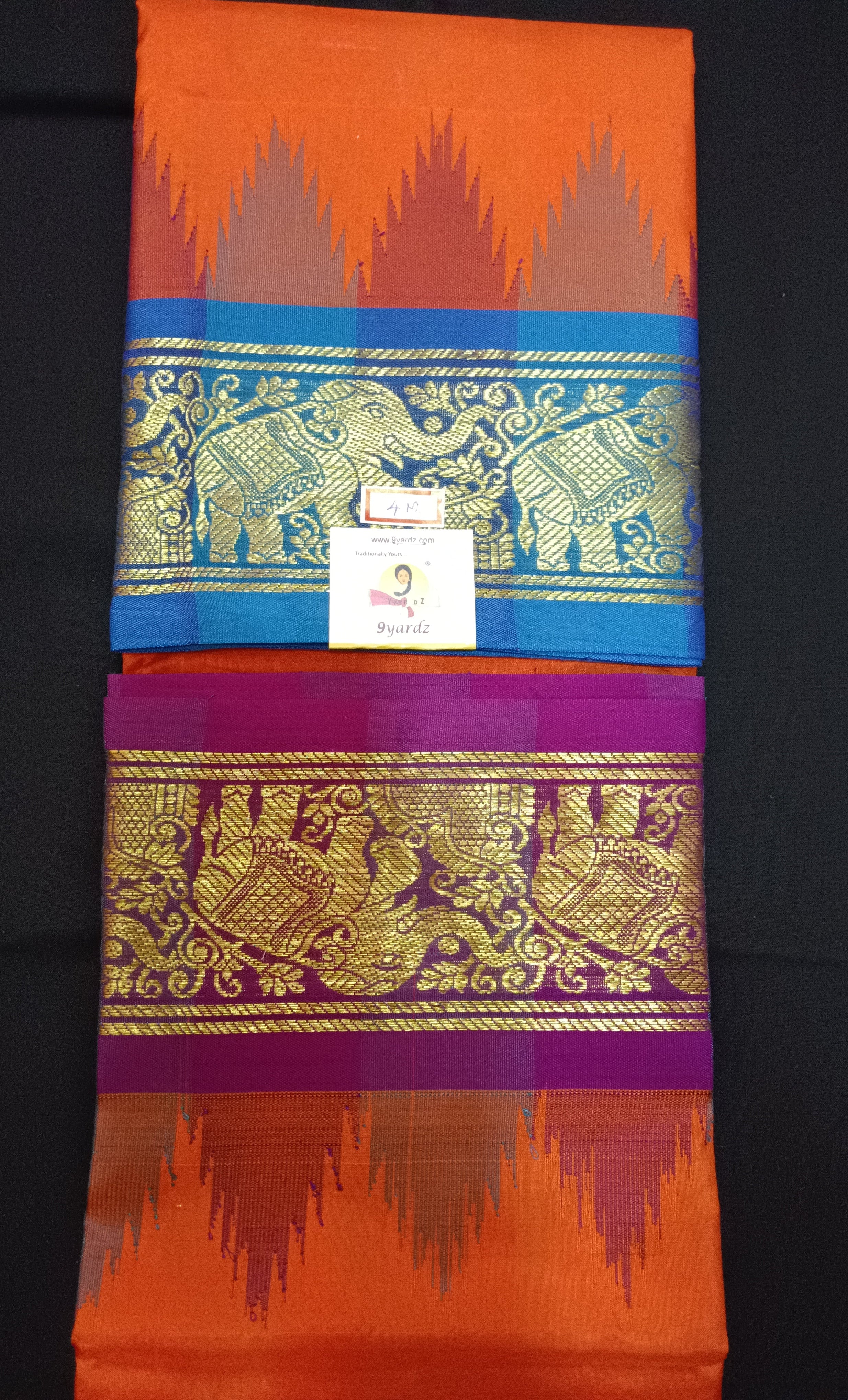 Pure silk Dhoti 4muzham Thalambhu