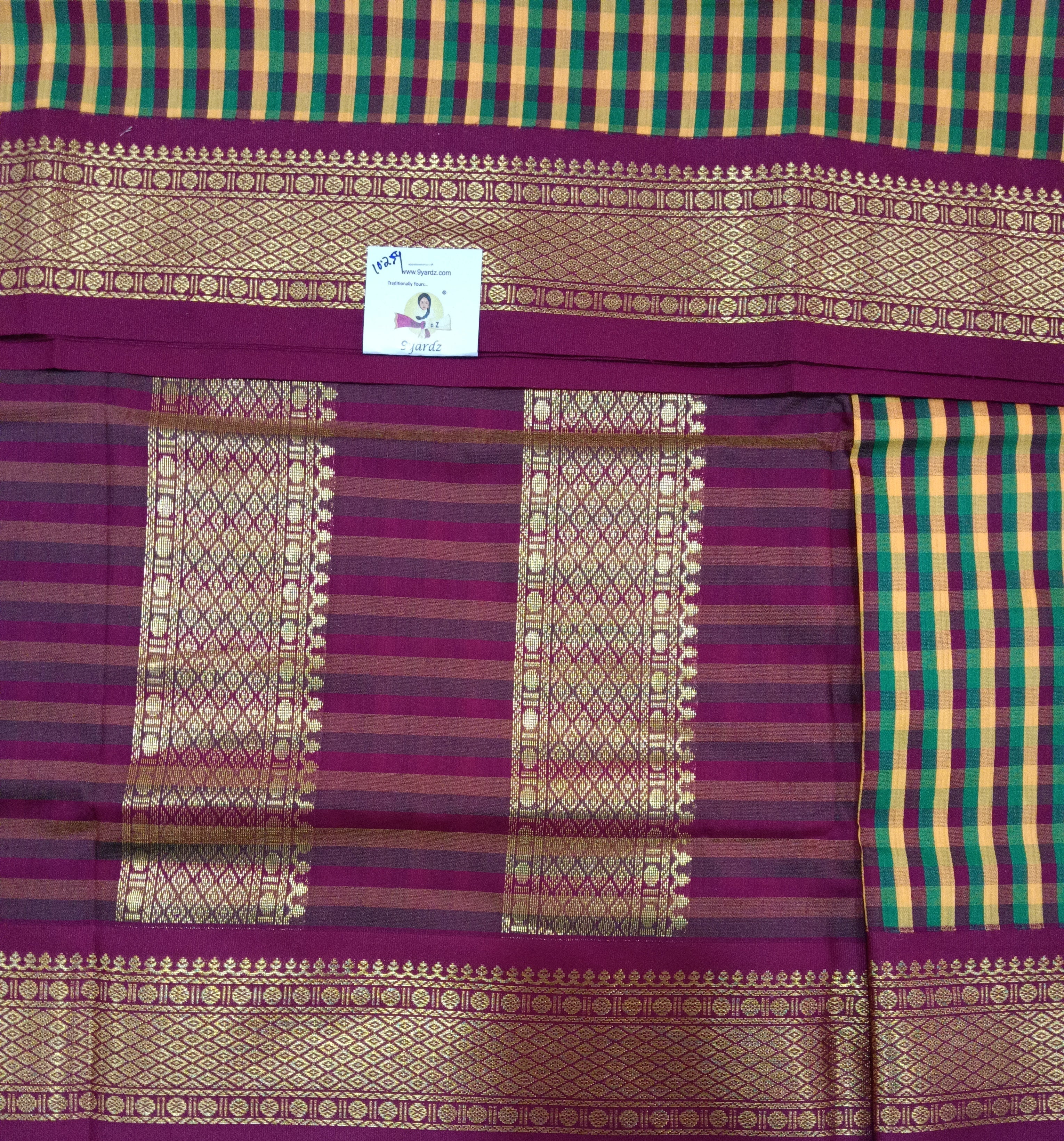 Akshaya cotton 10.25 yards madisar