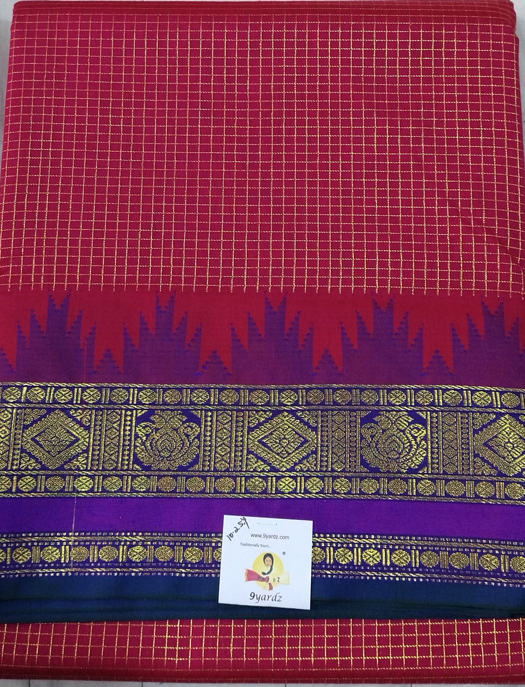 Akshaya cotton 10.25 yards madisar