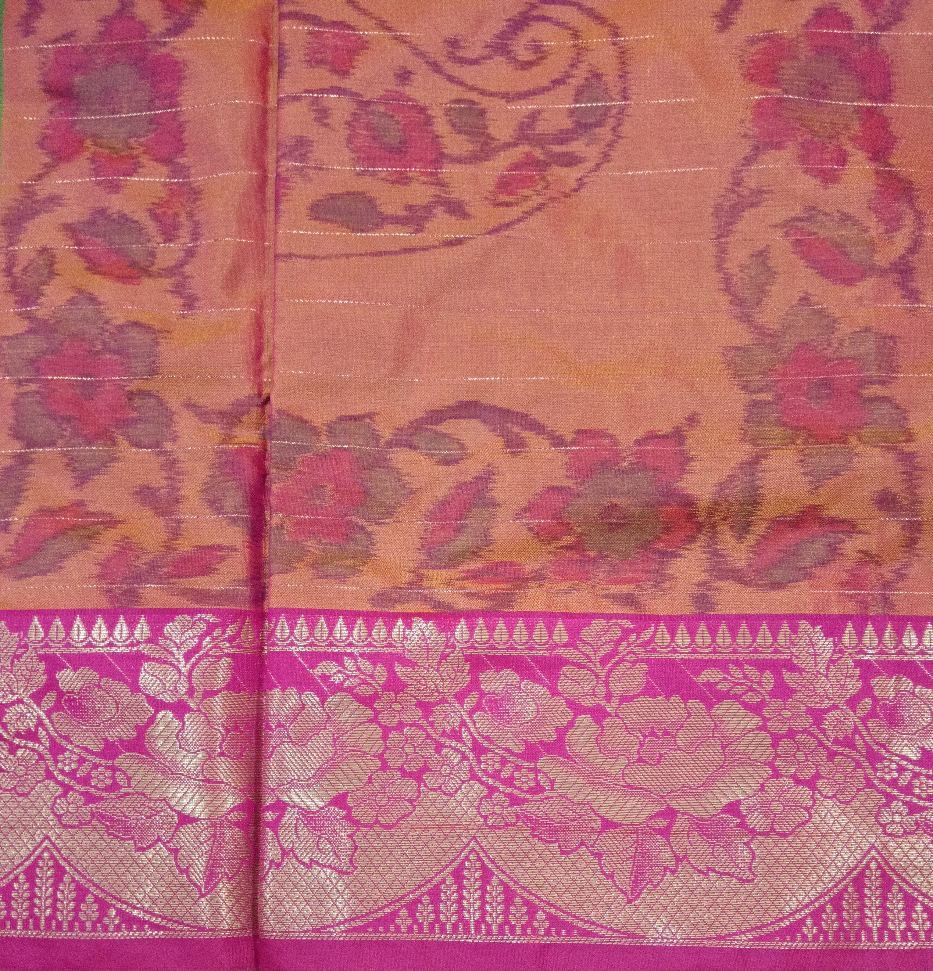 Ikkat semi silk madisar