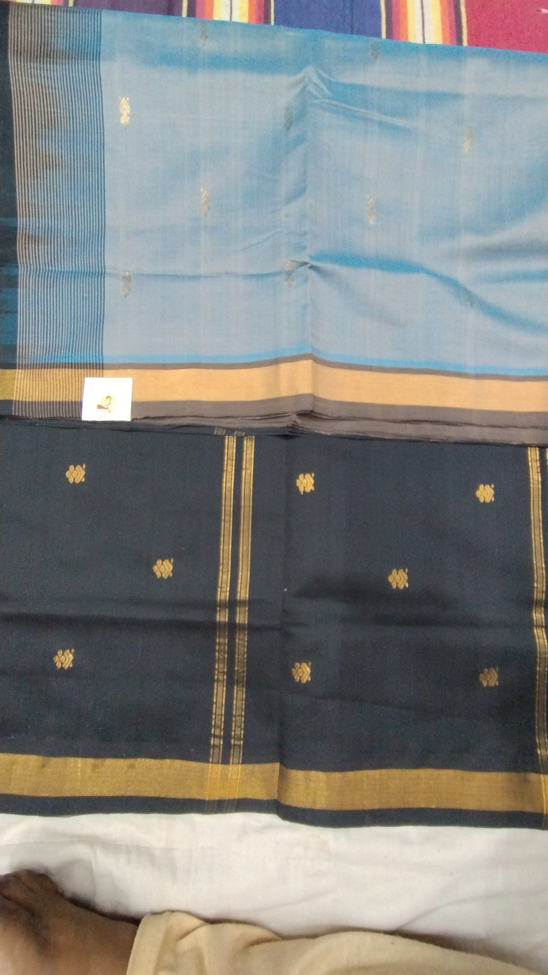 Semi silk Embossed 6Yards