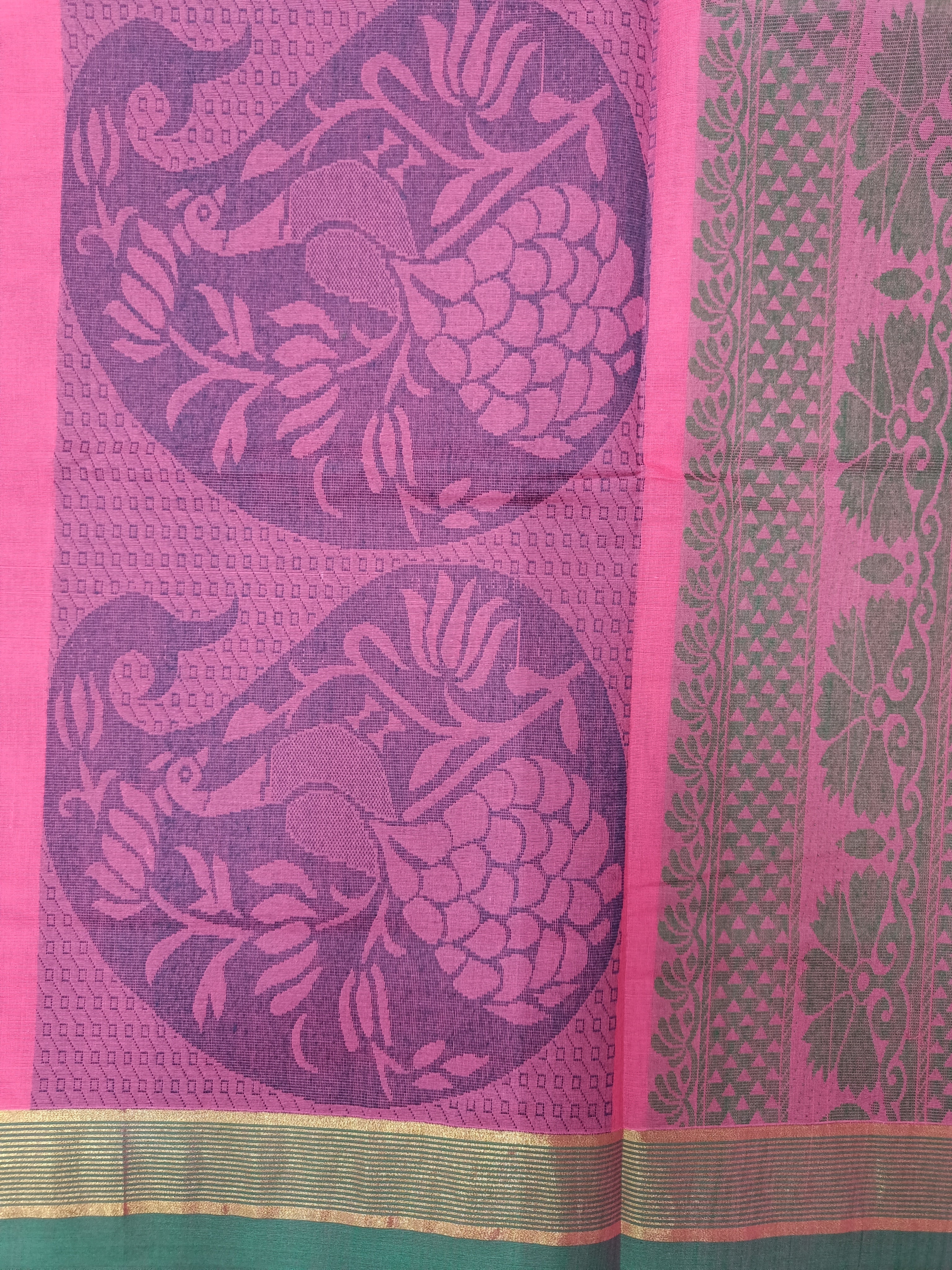 Chettinadu cotton Embossed 6 yardz