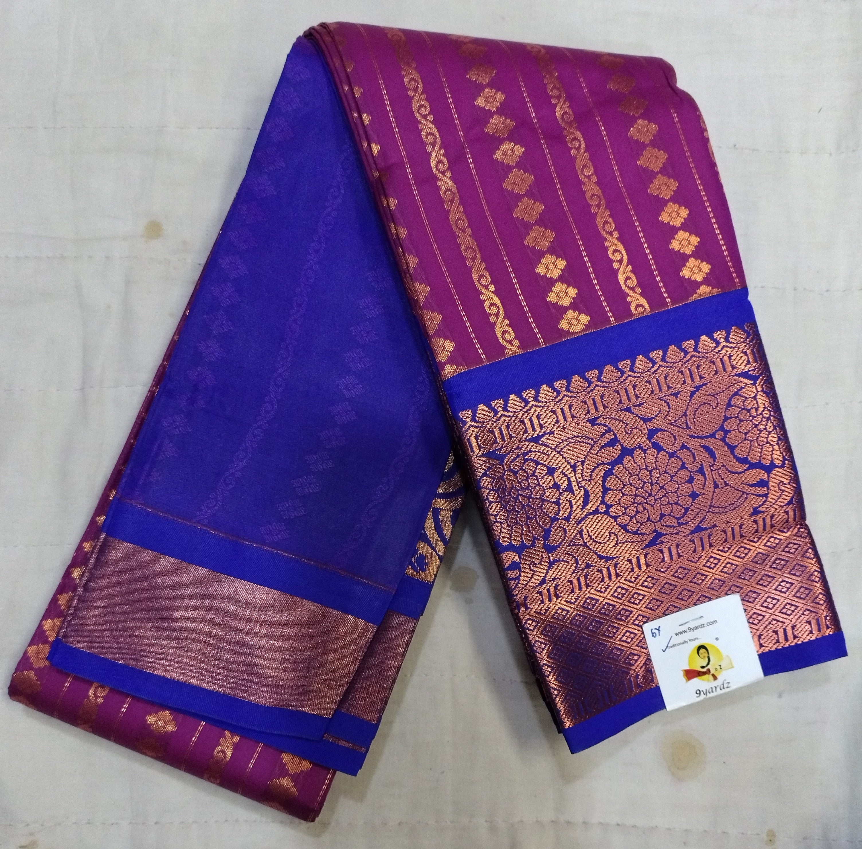 Art silk 6yardz sarees