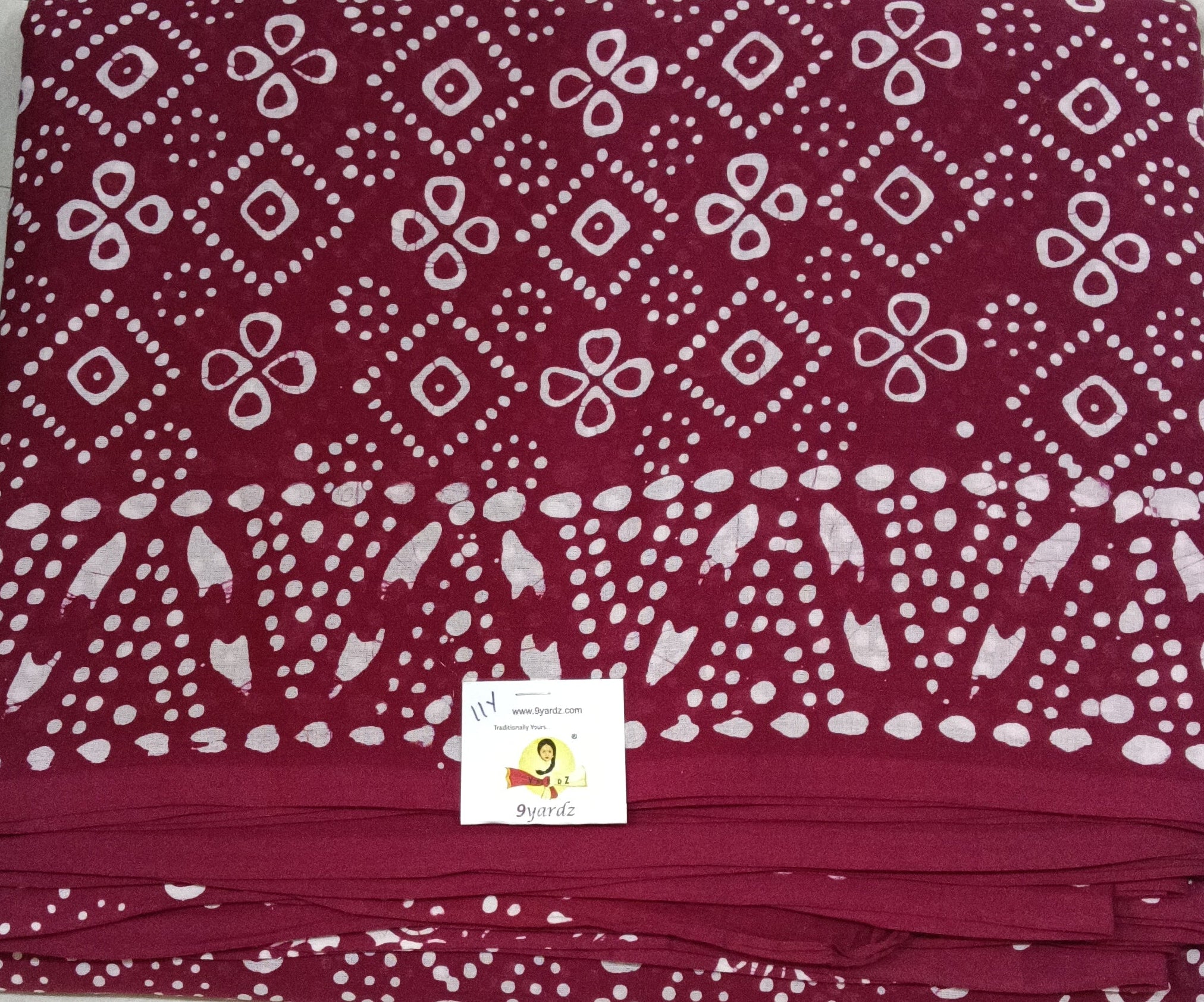 Bathik printed 11 yardz