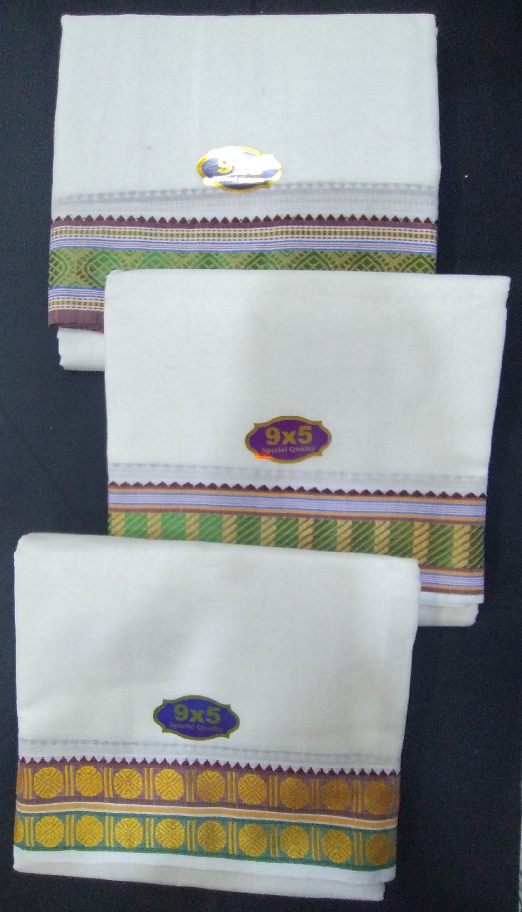 Cotton Dhothi Unbleached 9*5