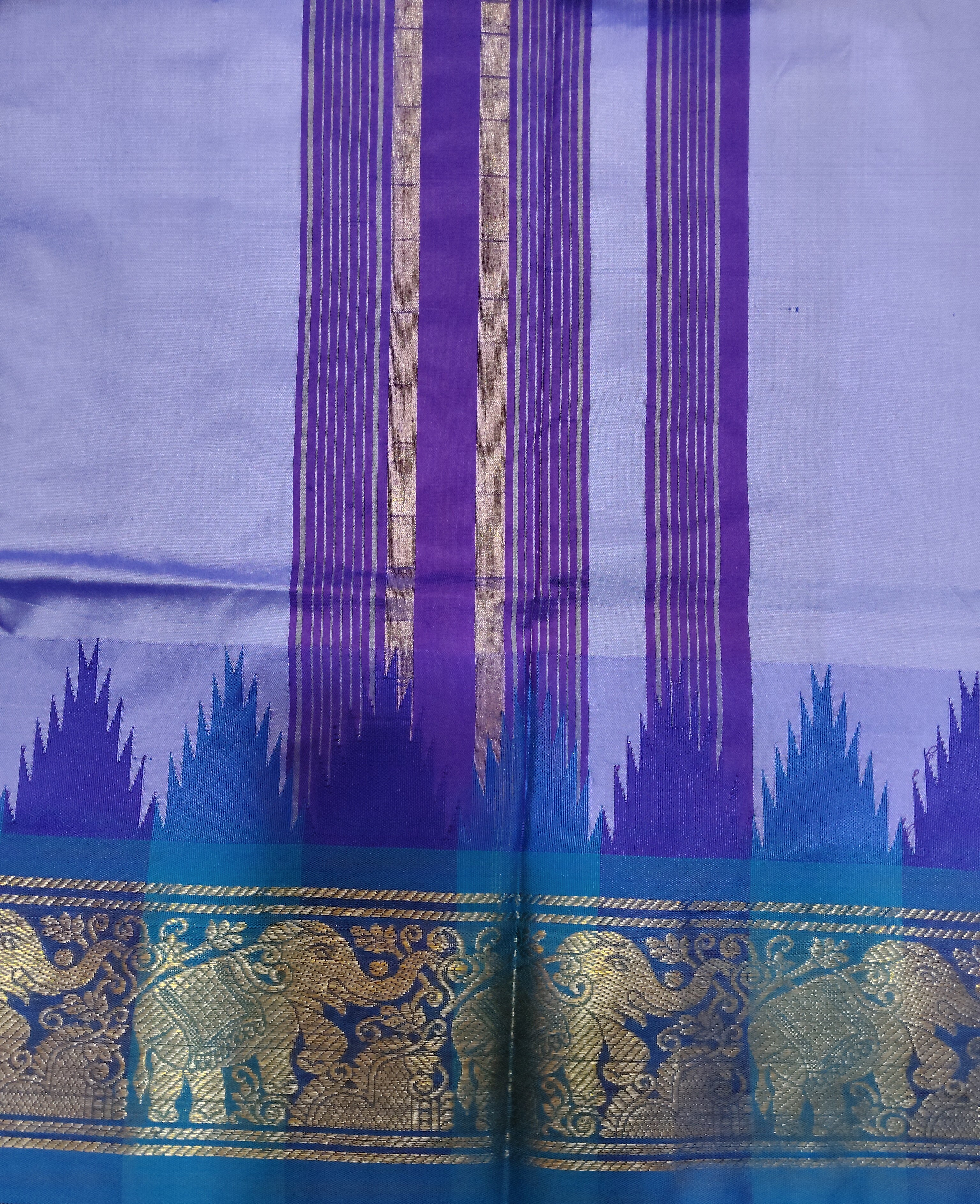 Pure silk Dhoti 5muzham Thalambhu