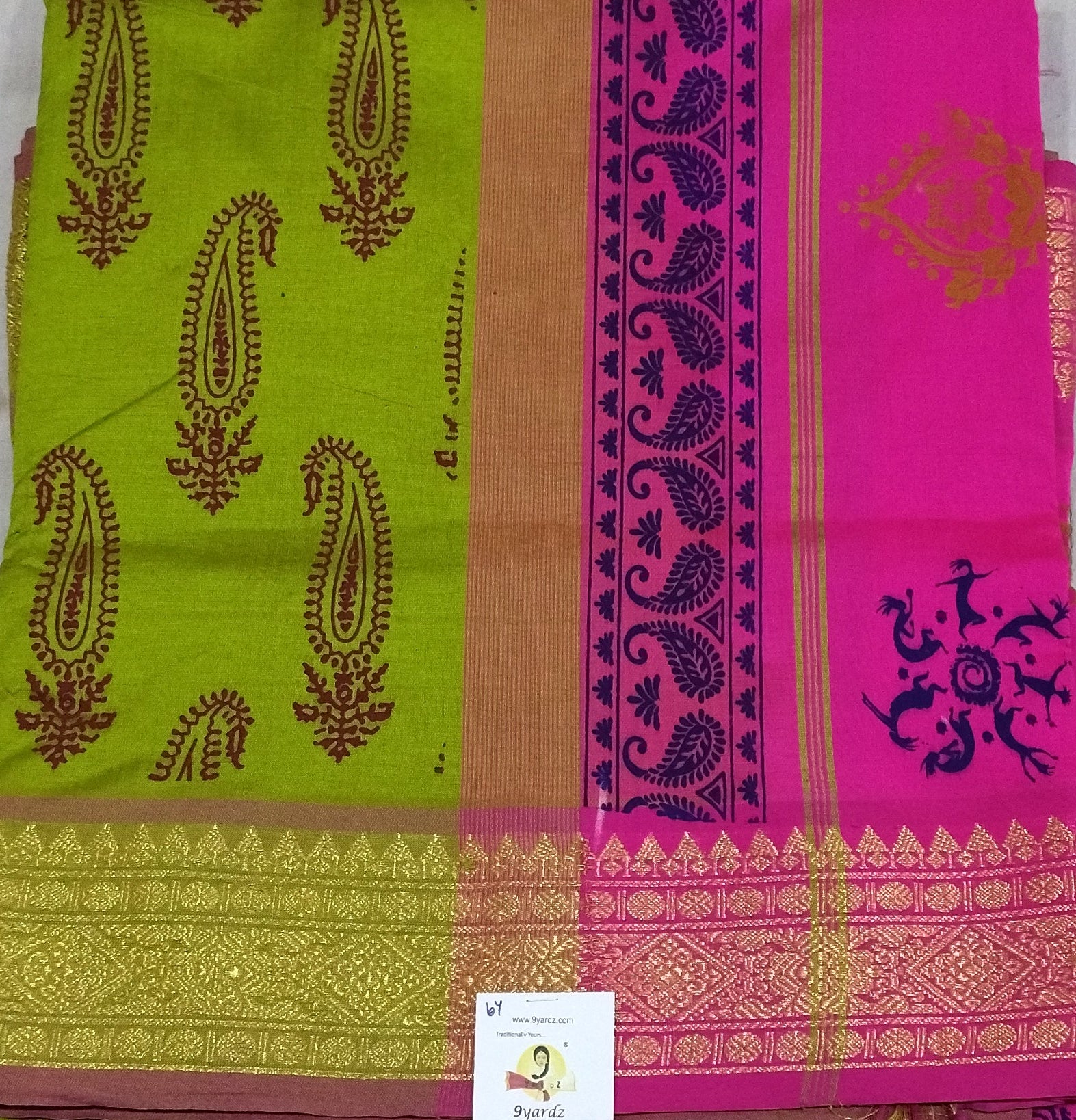 Semi silk Printed 6Yards