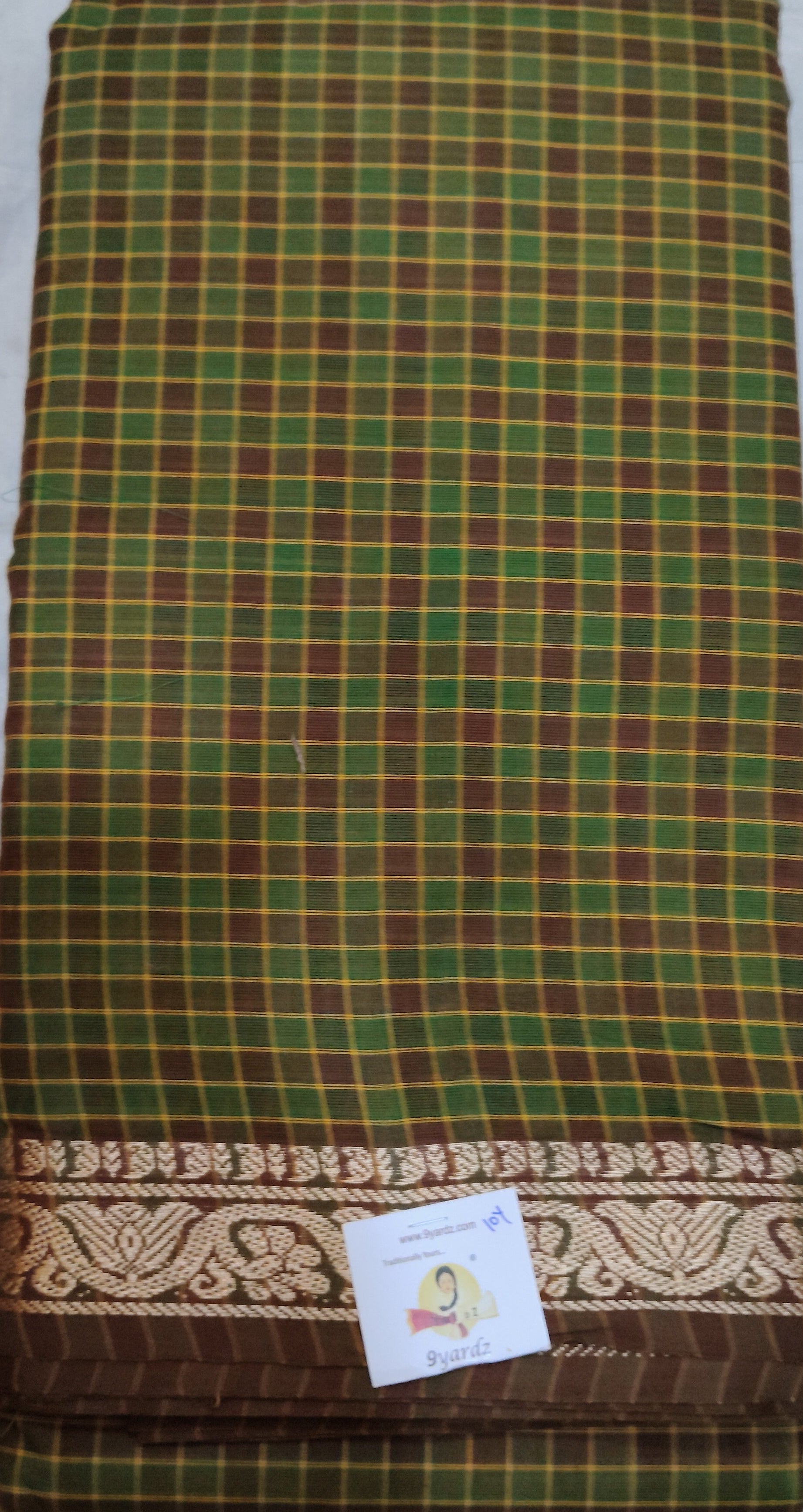Chettinadu / Karaikudi cotton 10. yards madisar