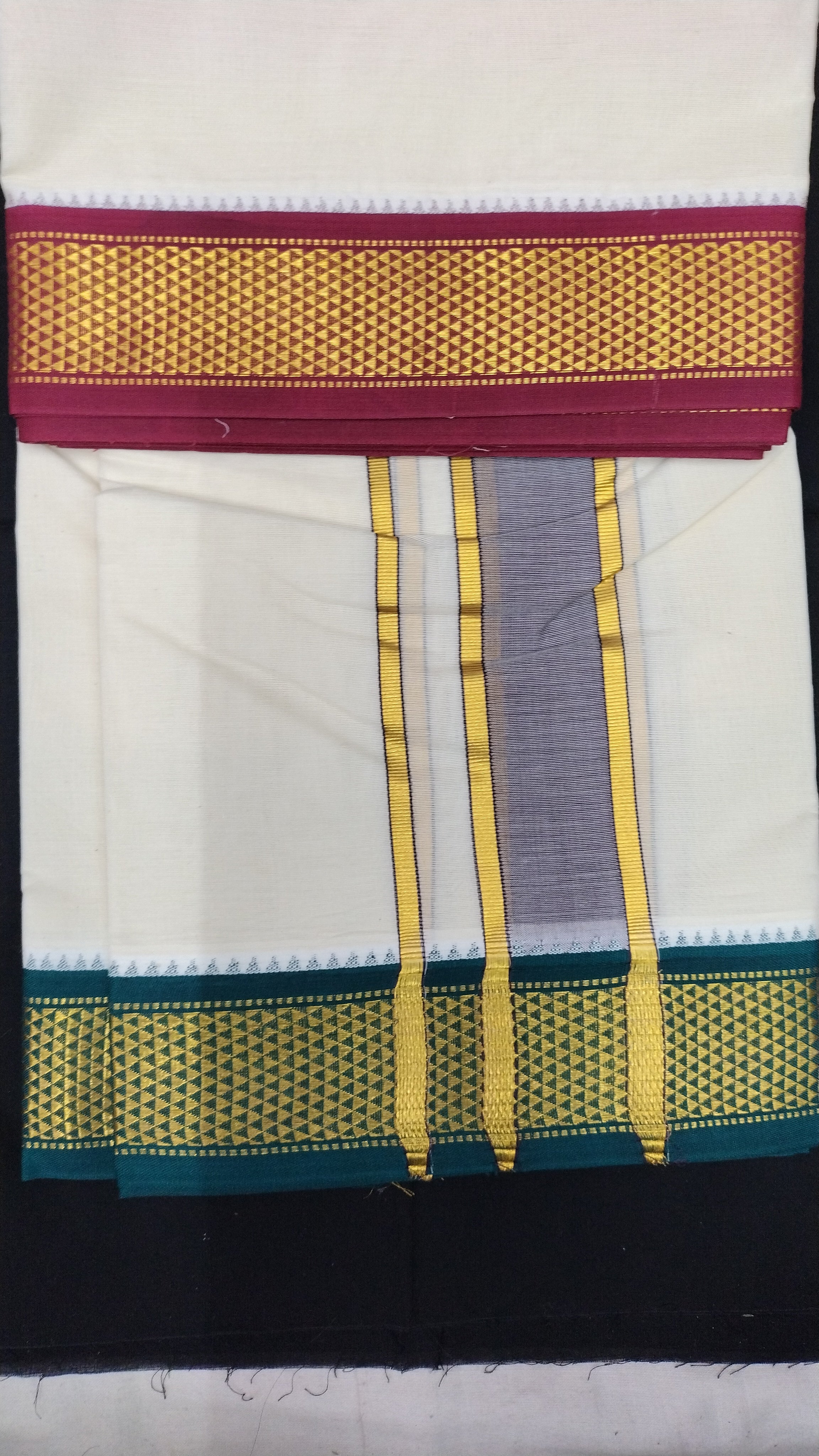 Pure cotton Muhurtham dhoti 10*6 11Maadampet
