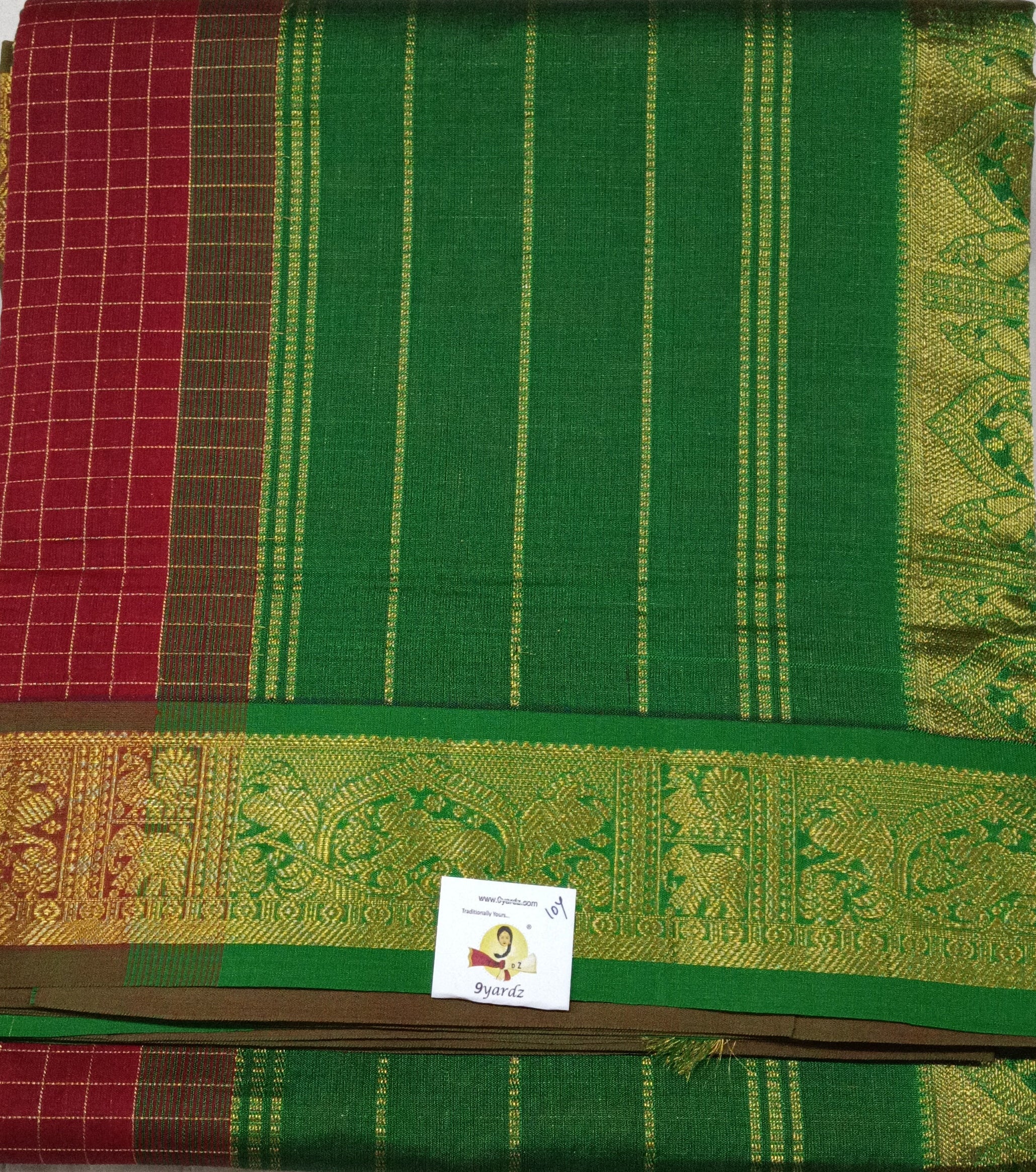 Semi Silk cotton Madisar 10yards