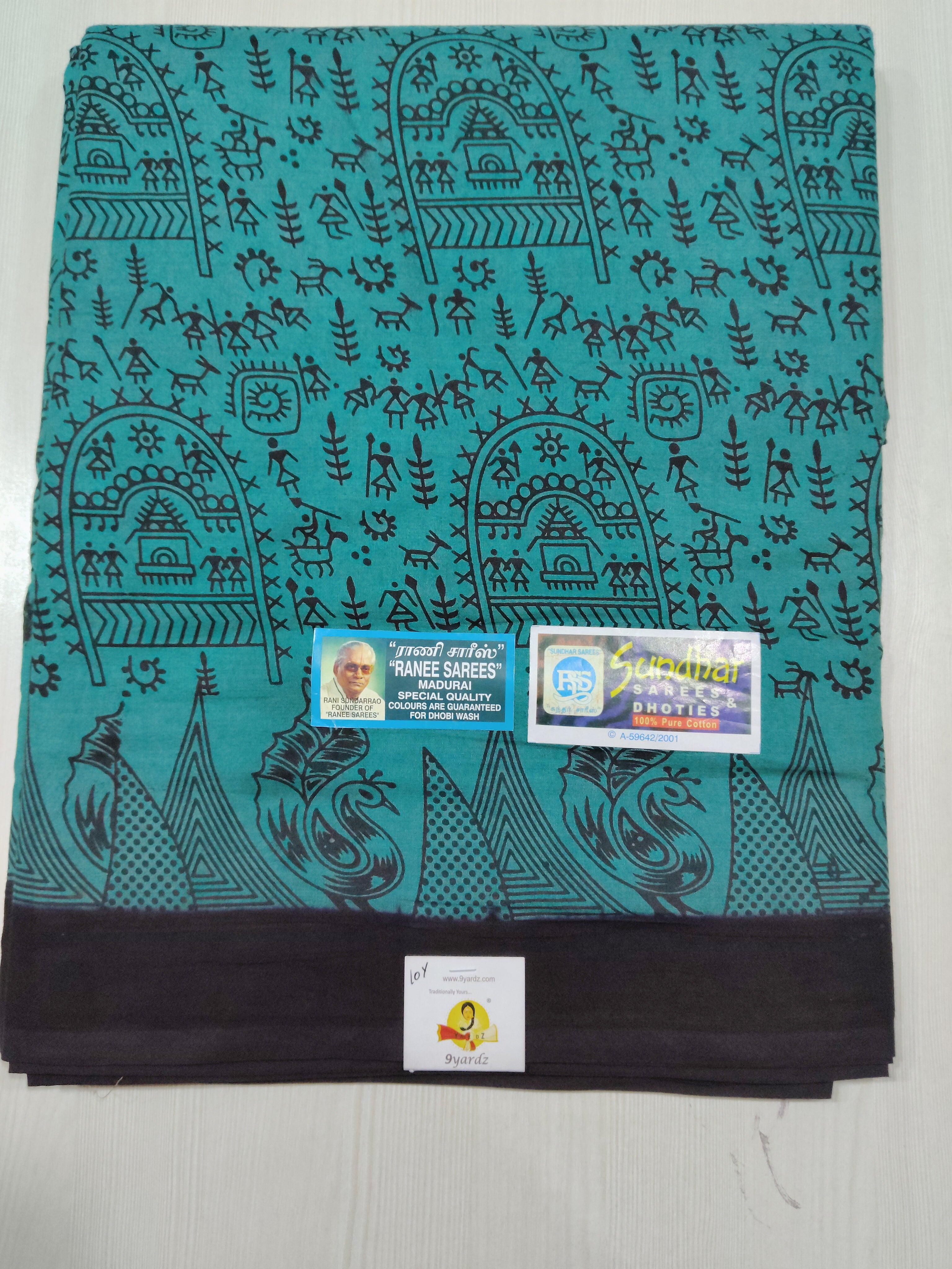 Ranee voyal saree 10.5yardz(9.5mtrs)