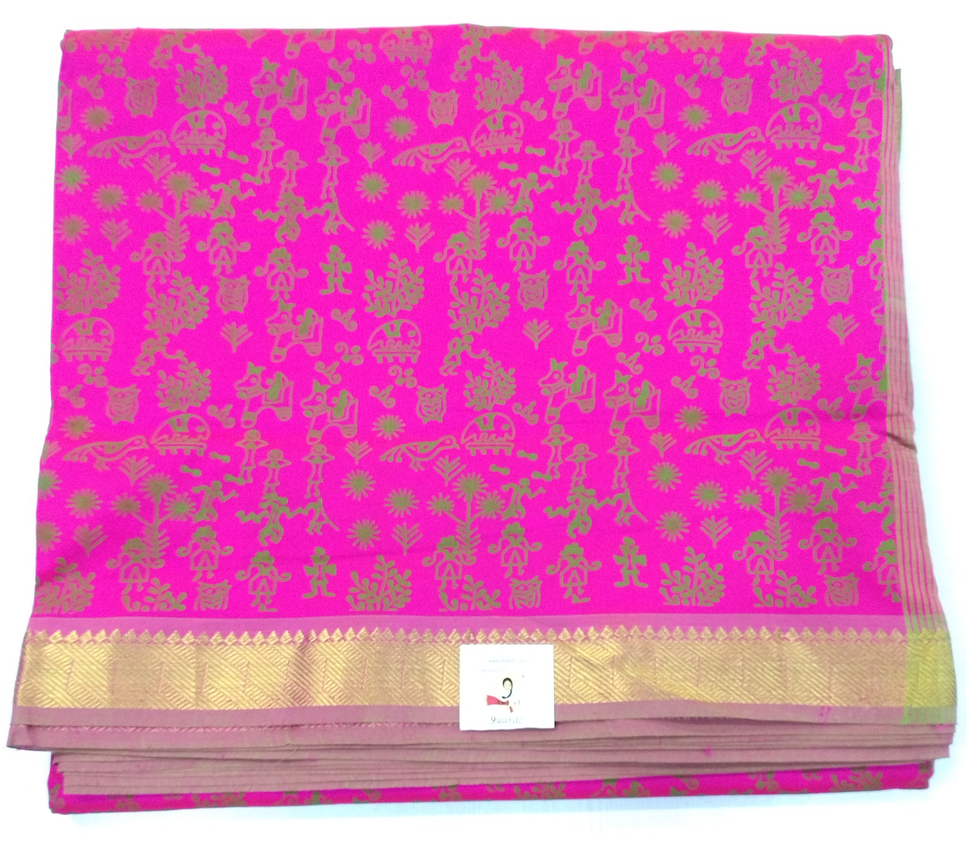 Semi Silk cotton printed Madisar