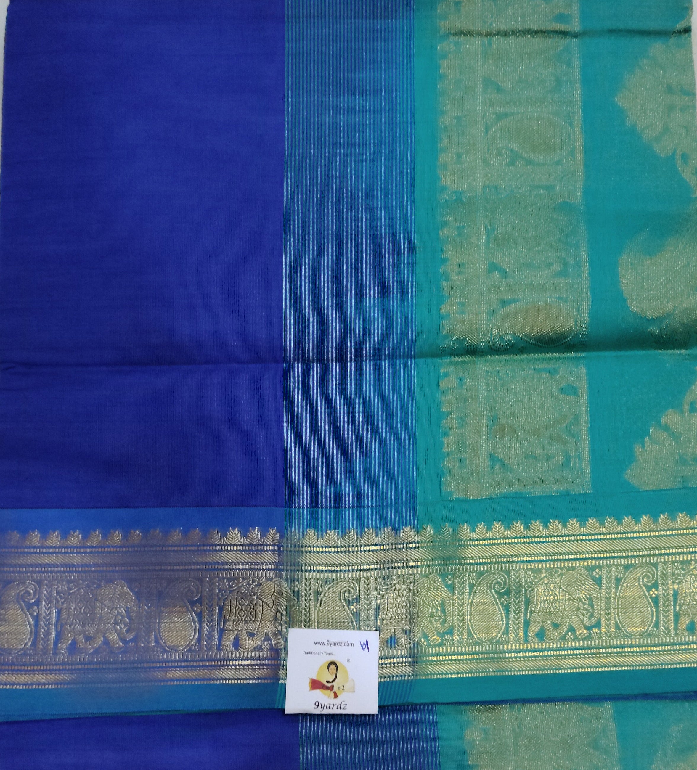 Semi silk Plain 6Yards