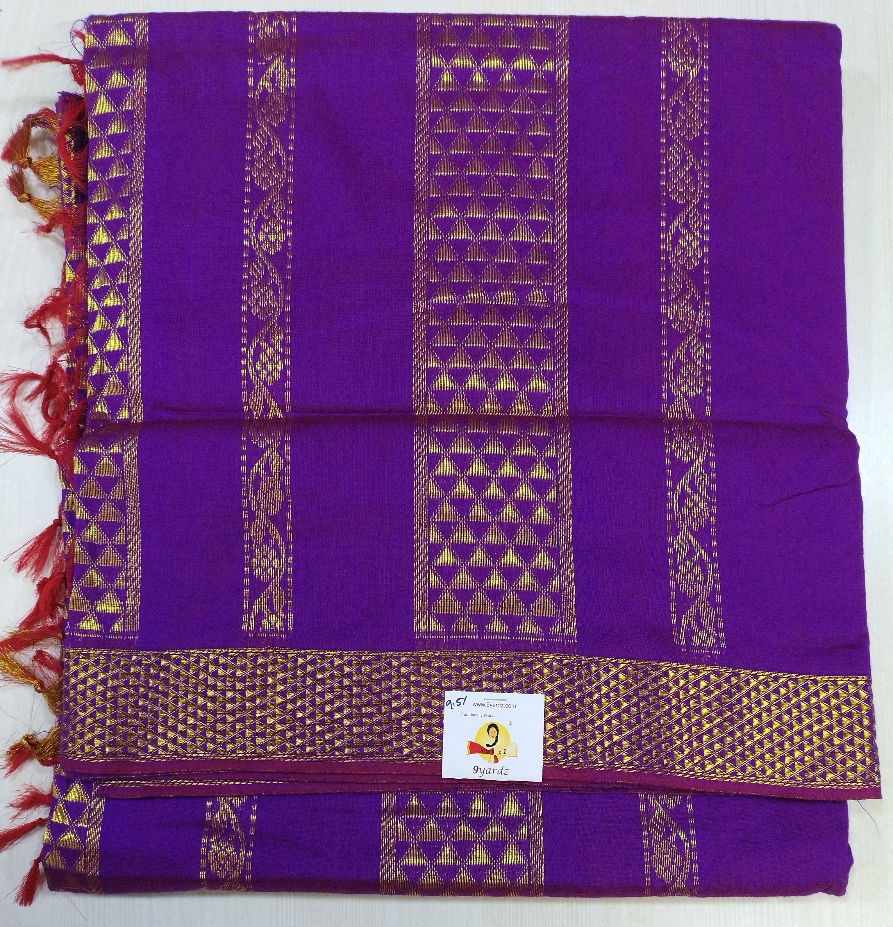Kalyani Cotton  9.5 yardz