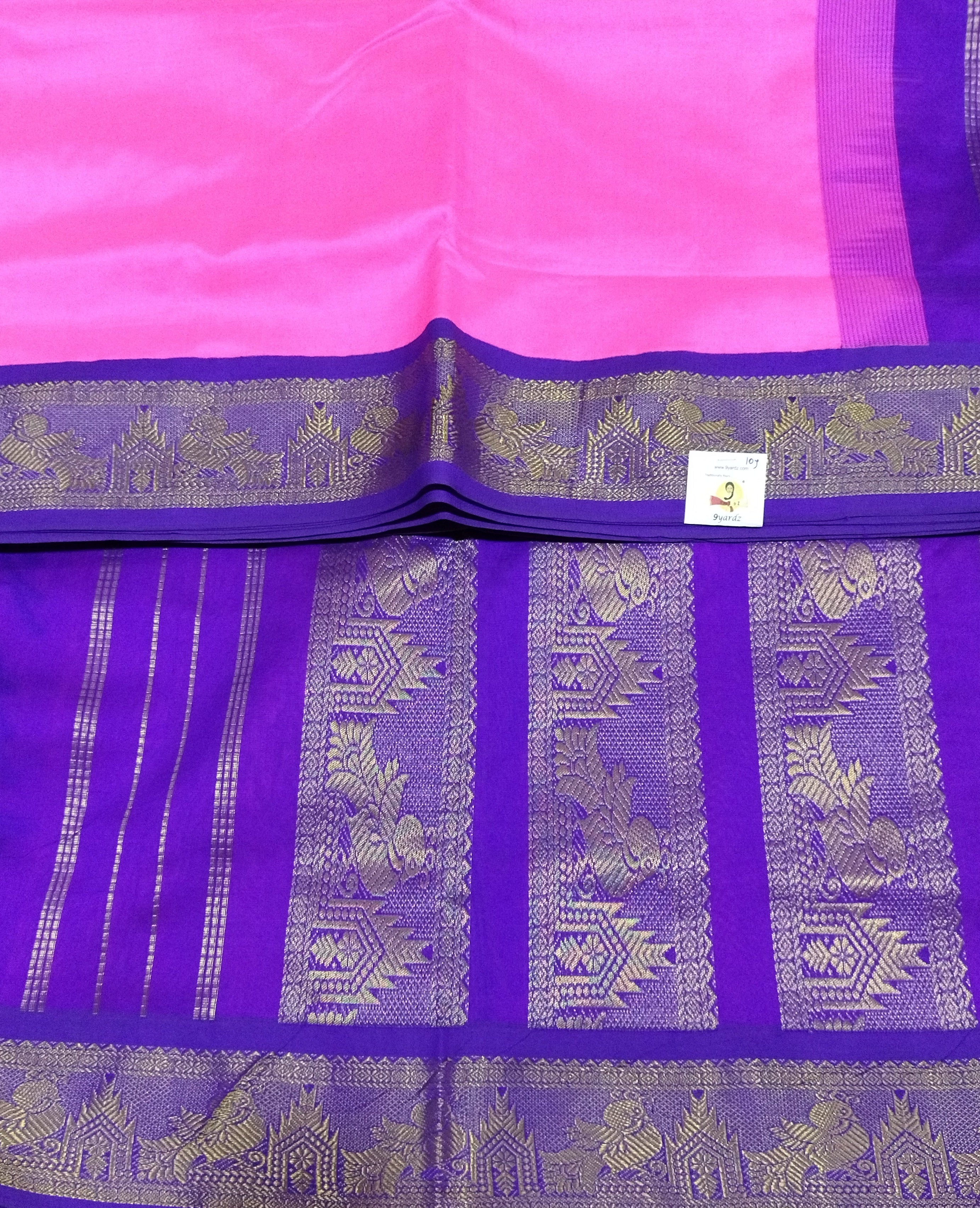 Semi Silk cotton Korvai Madisar