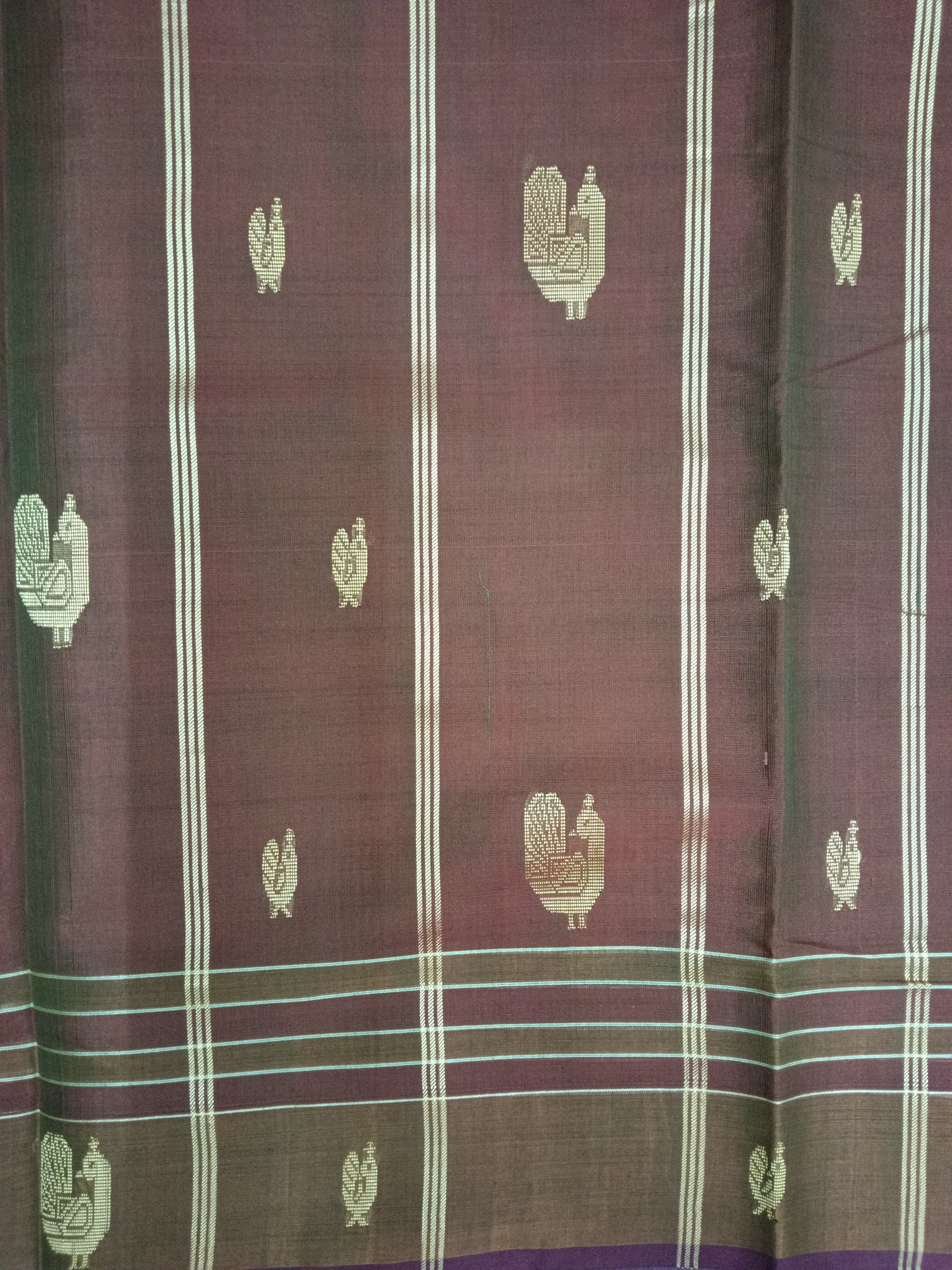 Devendra 10yards Body  Embossed