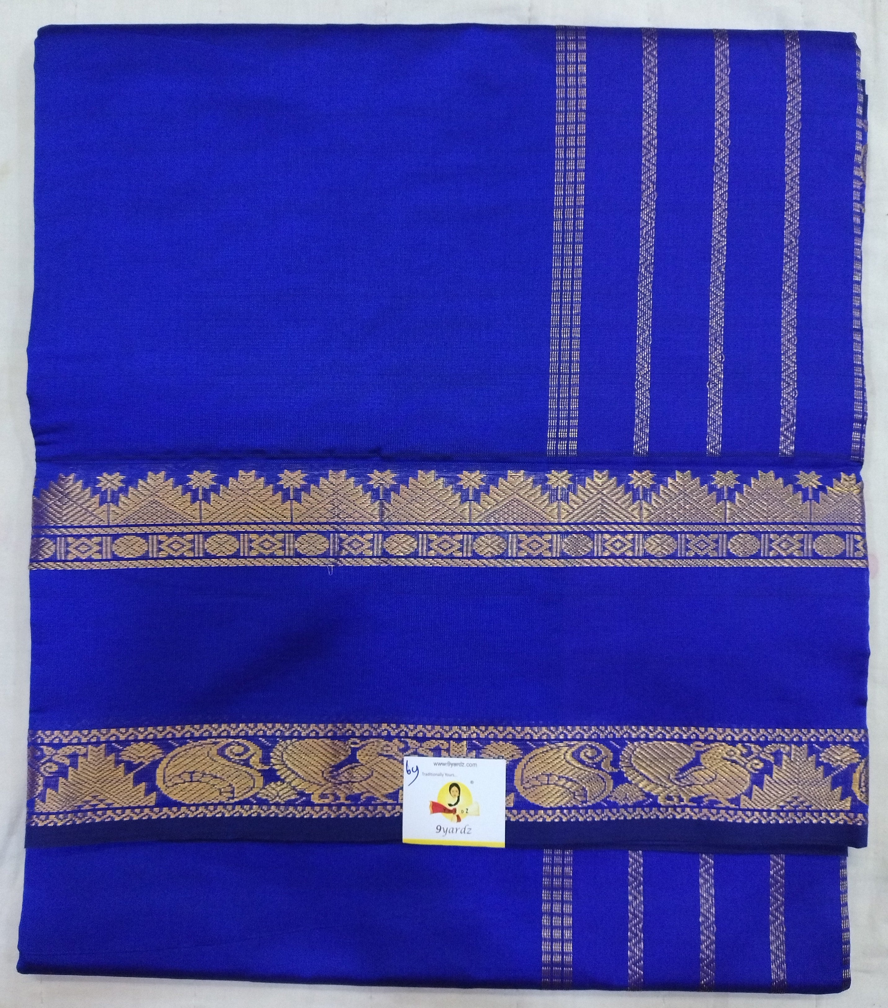 Semi silk Plain 6Yards