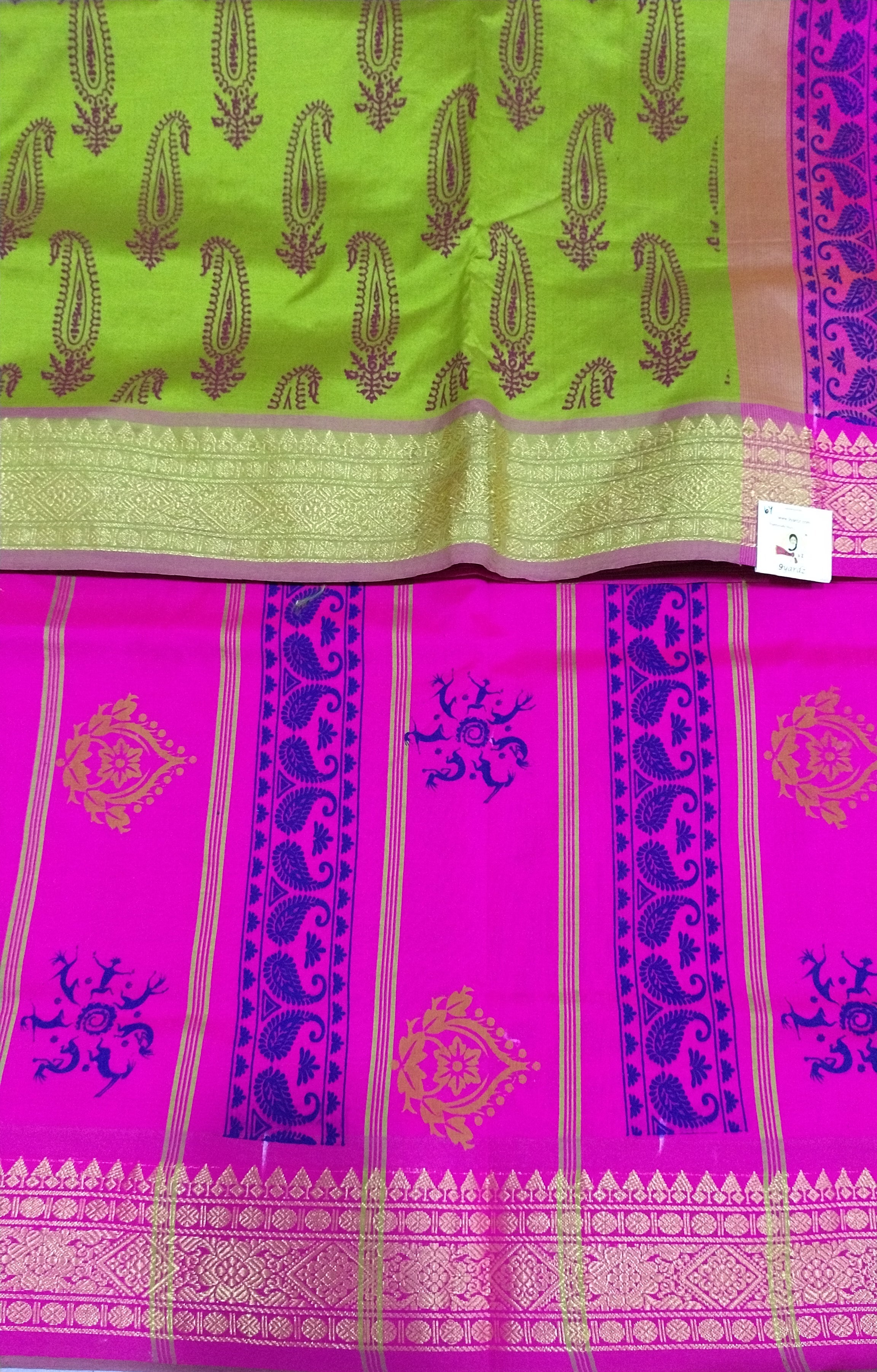 Semi silk Printed 6Yards