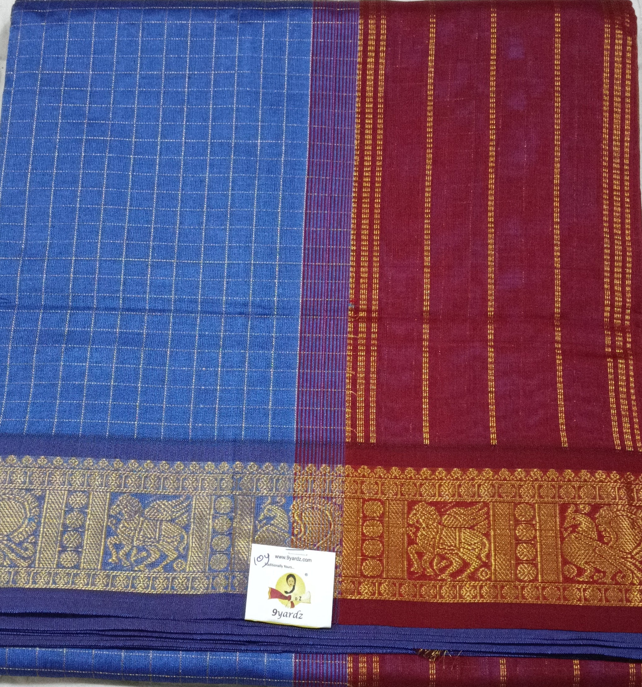 Semi Silk cotton Madisar 10yards