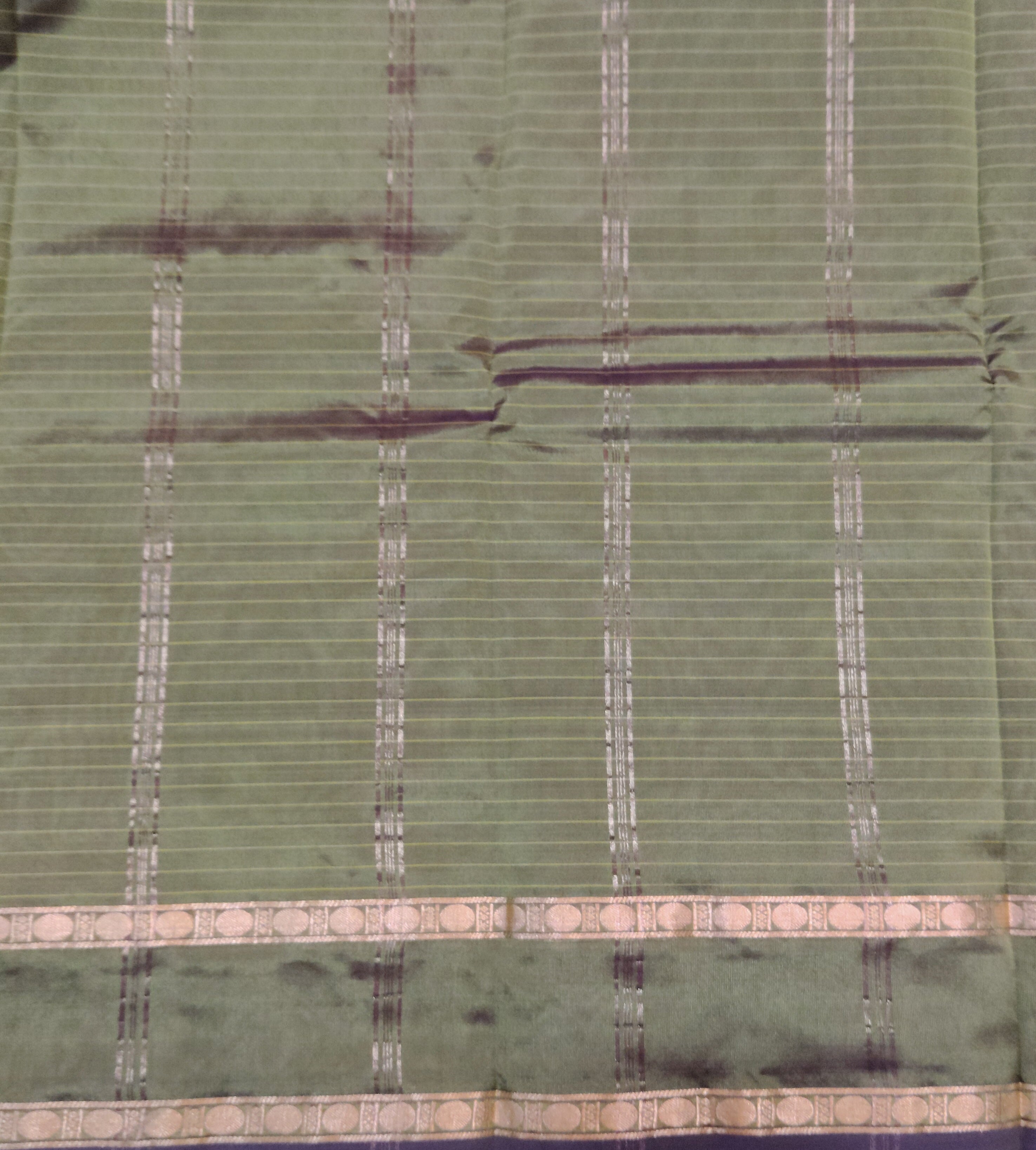 China silk checked 6Yards