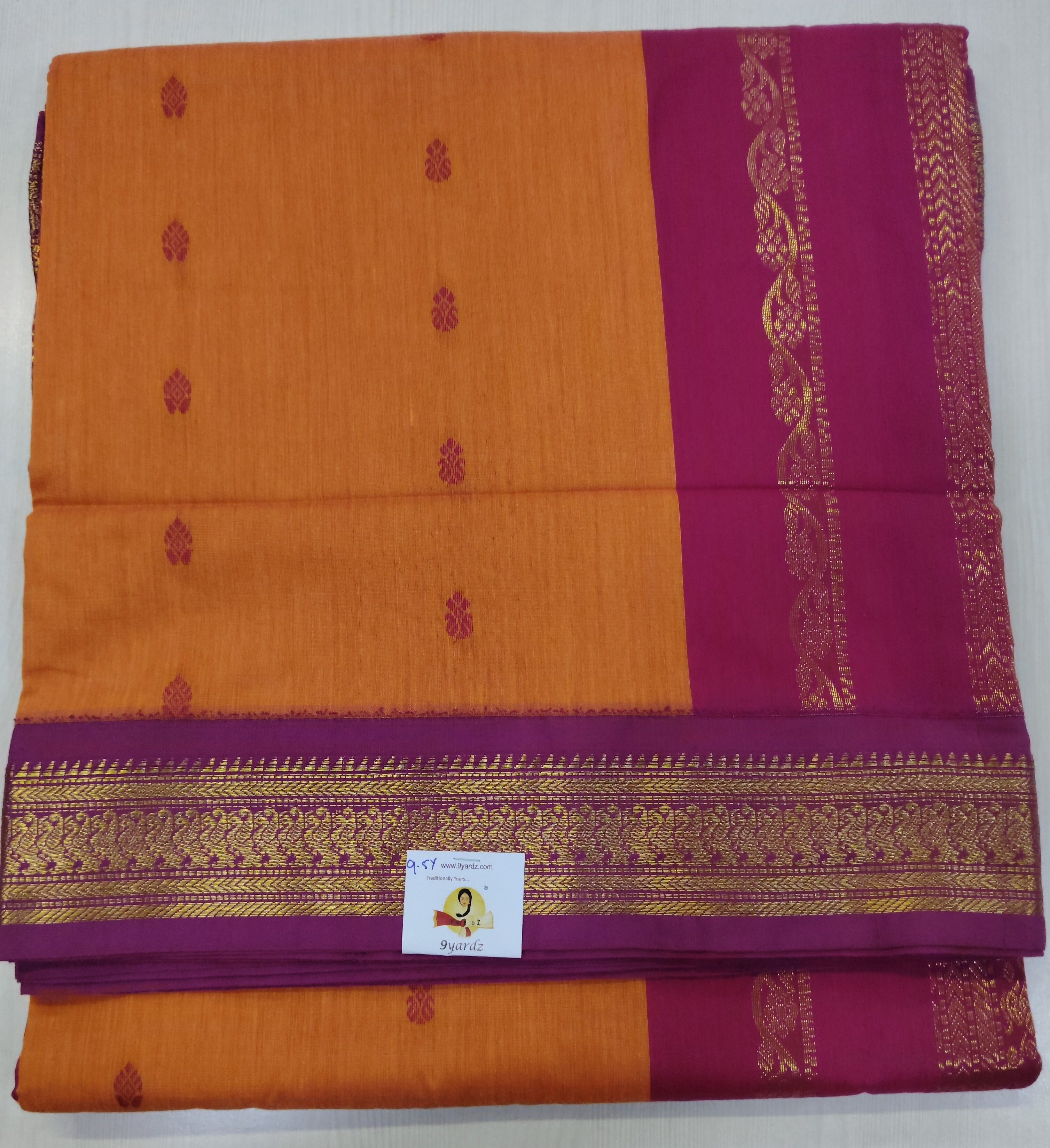 Kalyani Cotton  9.5 yardz