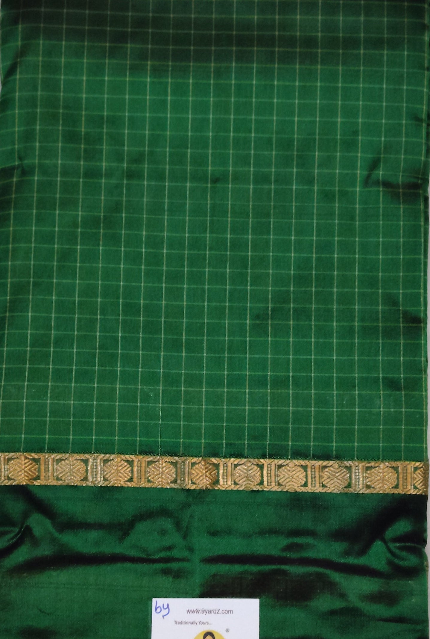 China silk checked 6Yards