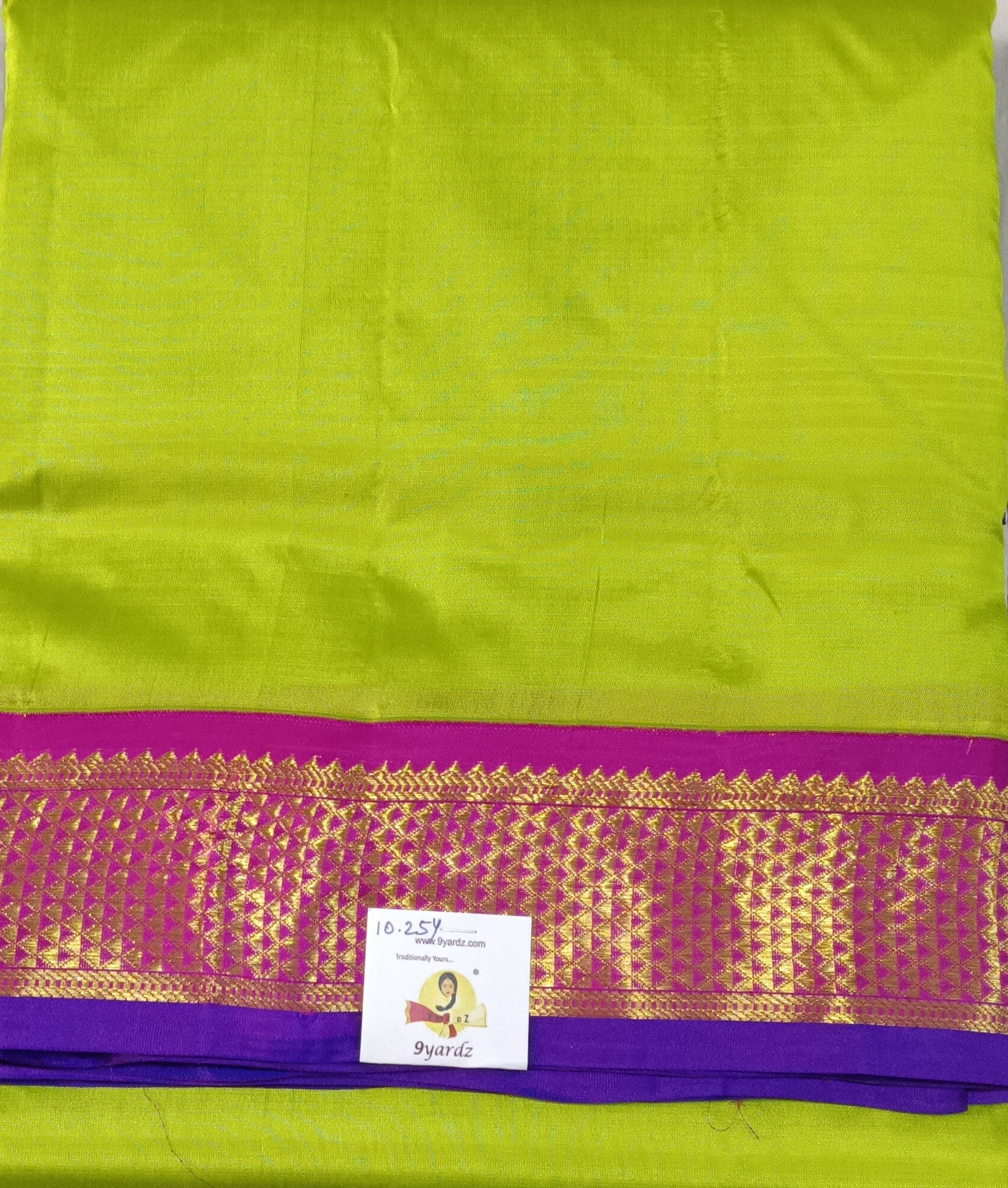 Pure silk 10.25yardz