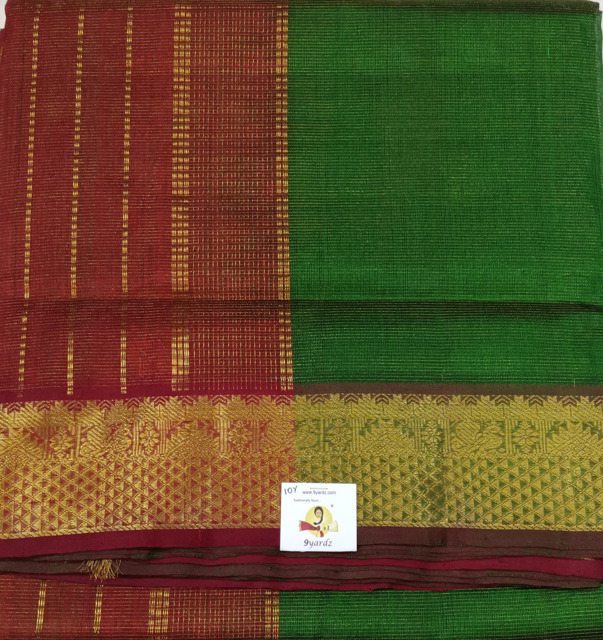 Pure silk cotton 10yards vairavoosi madisar
