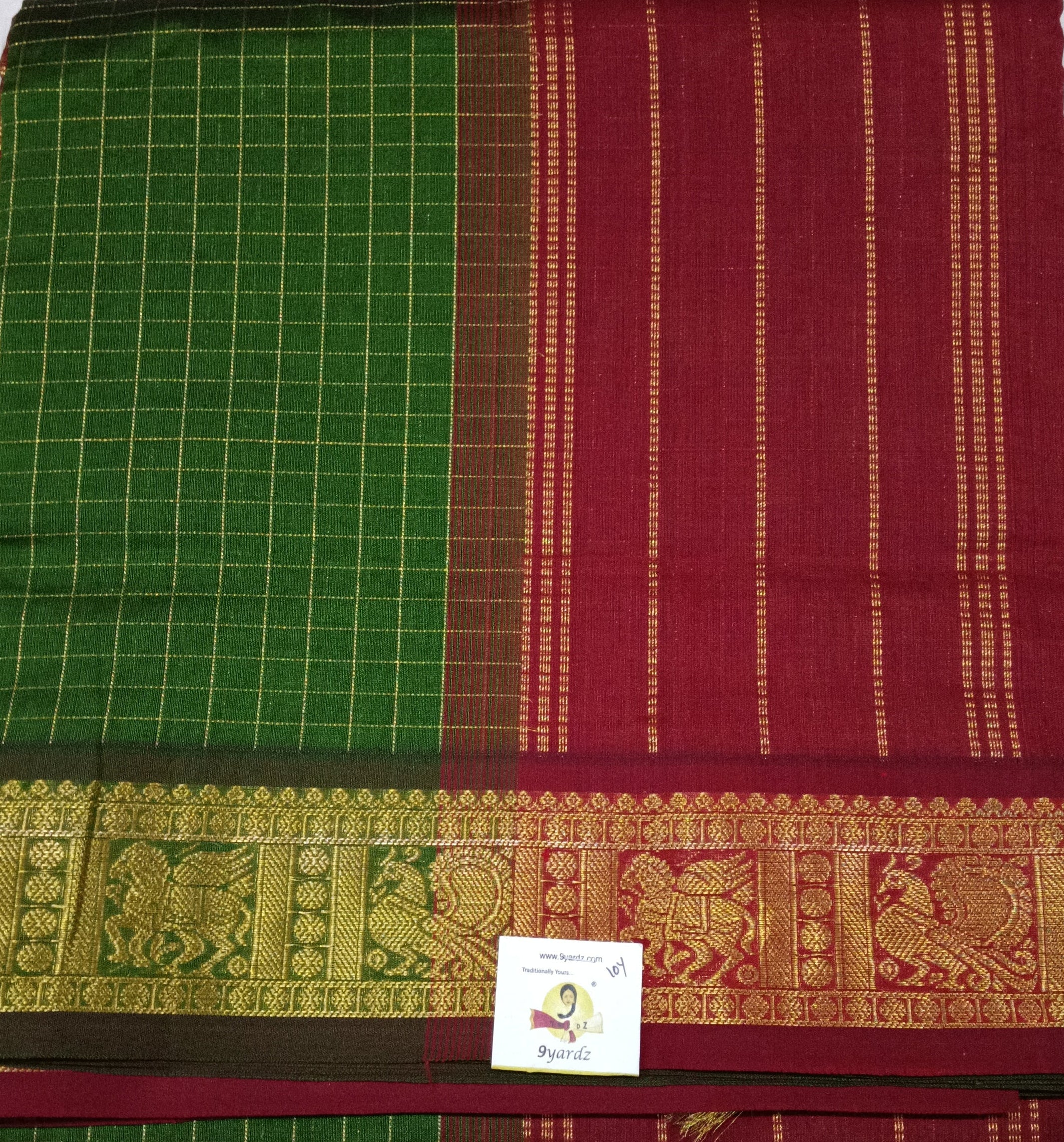 Semi Silk cotton Madisar 10yards