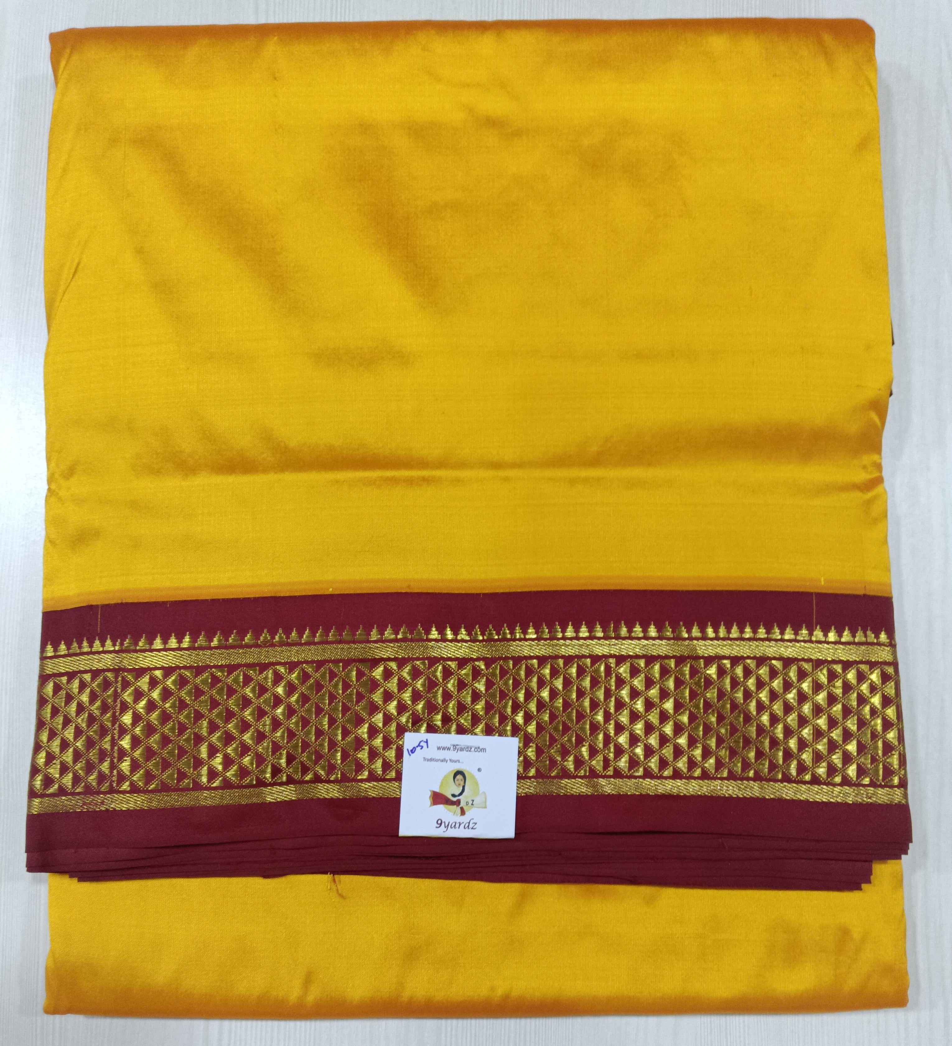 Pure silk madisar 10.5yards