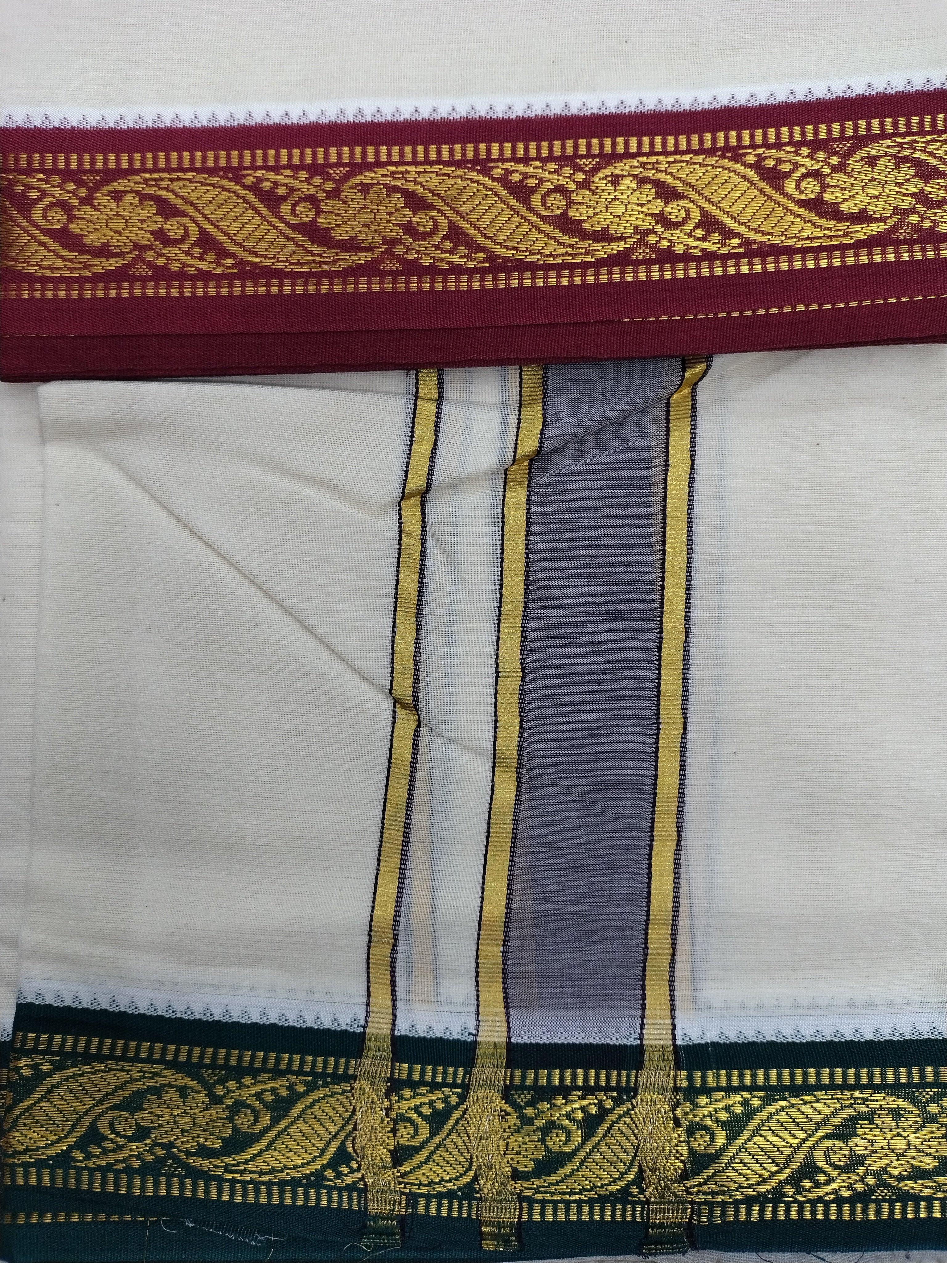Pure cotton Muhurtham dhoti 9*5