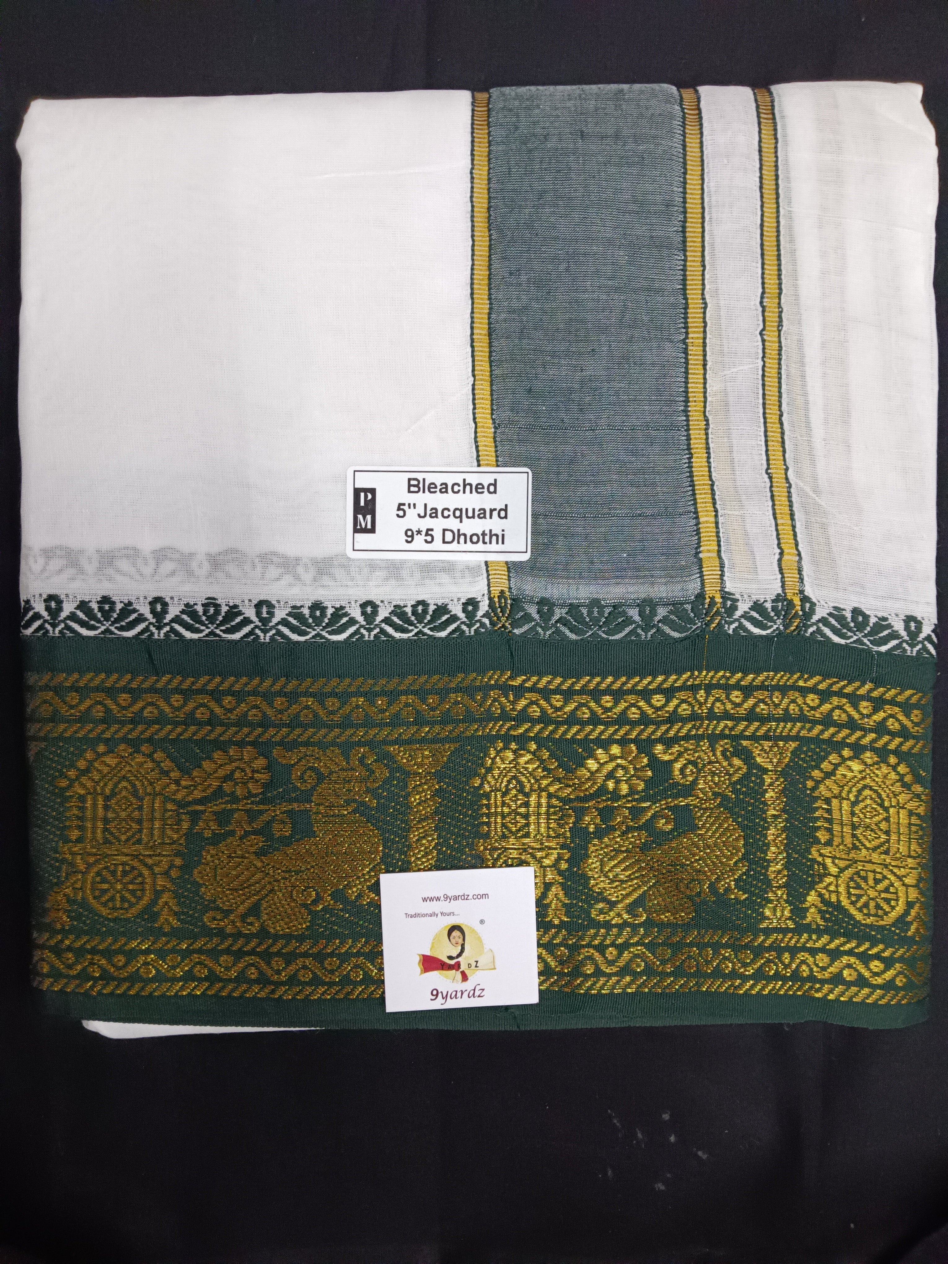 Cotton Dhothi Jacquard 9*5