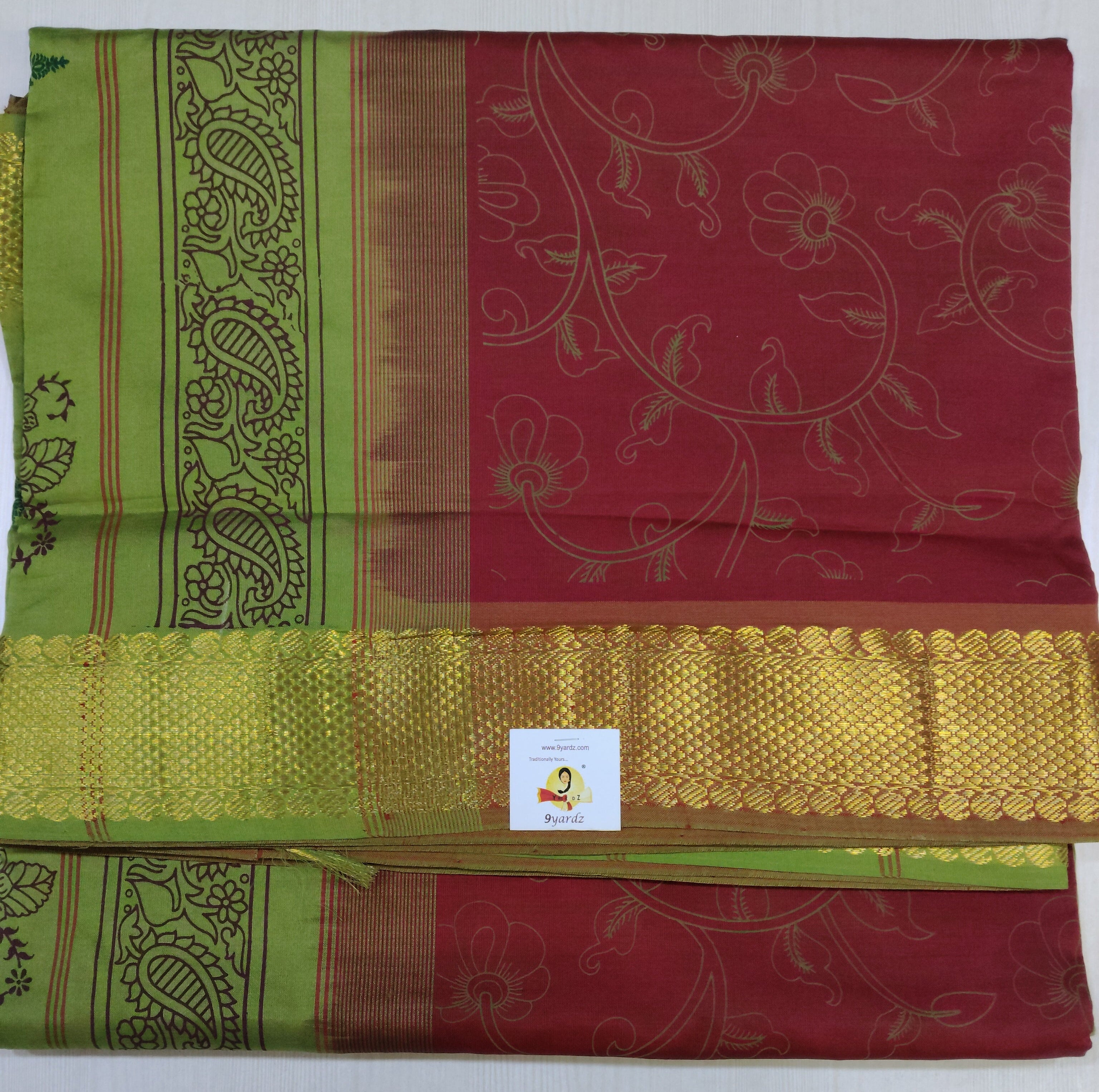 Semi Silk cotton printed Madisar