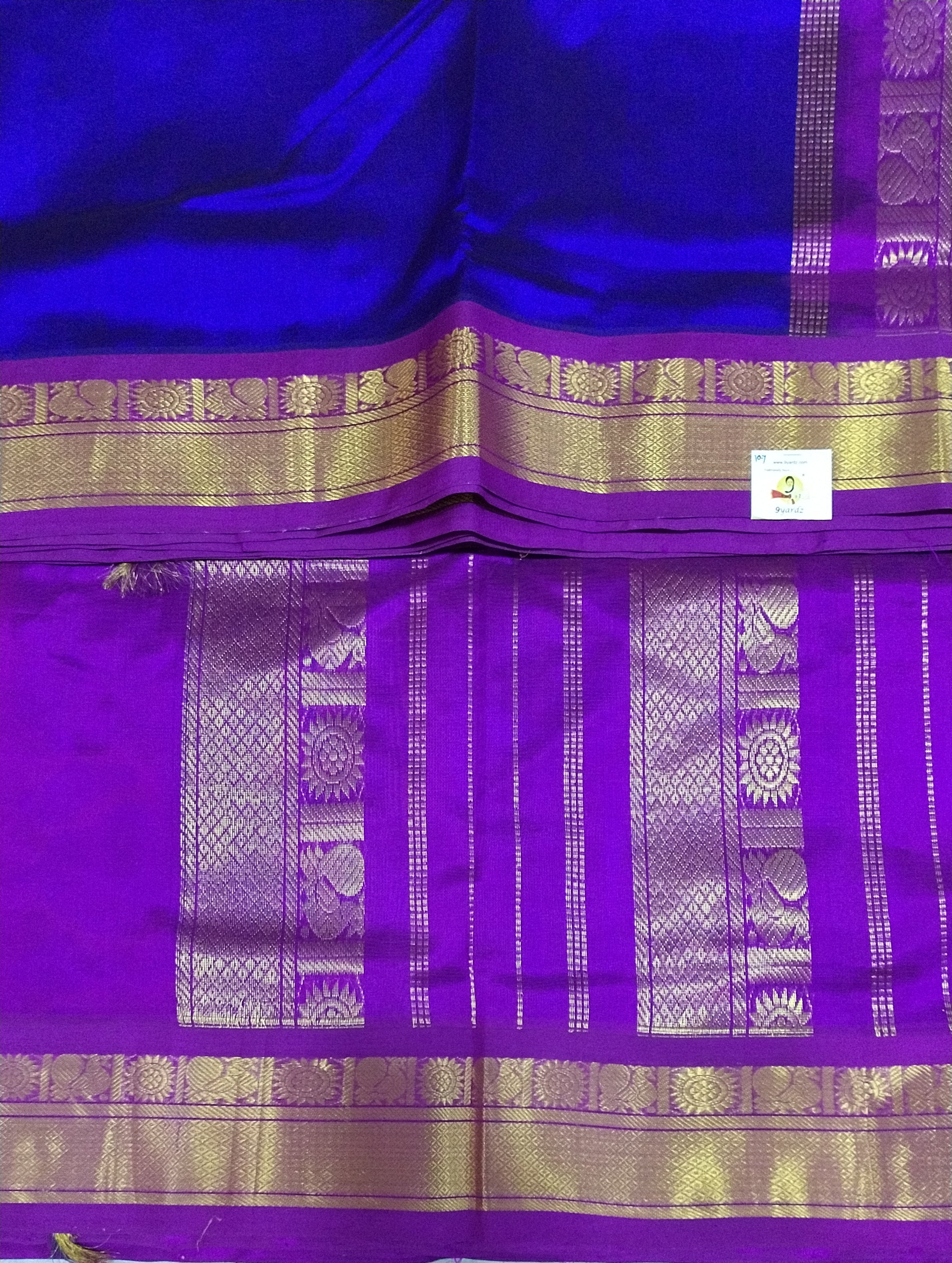 Pure silk cotton -Korvai 10yards madisar