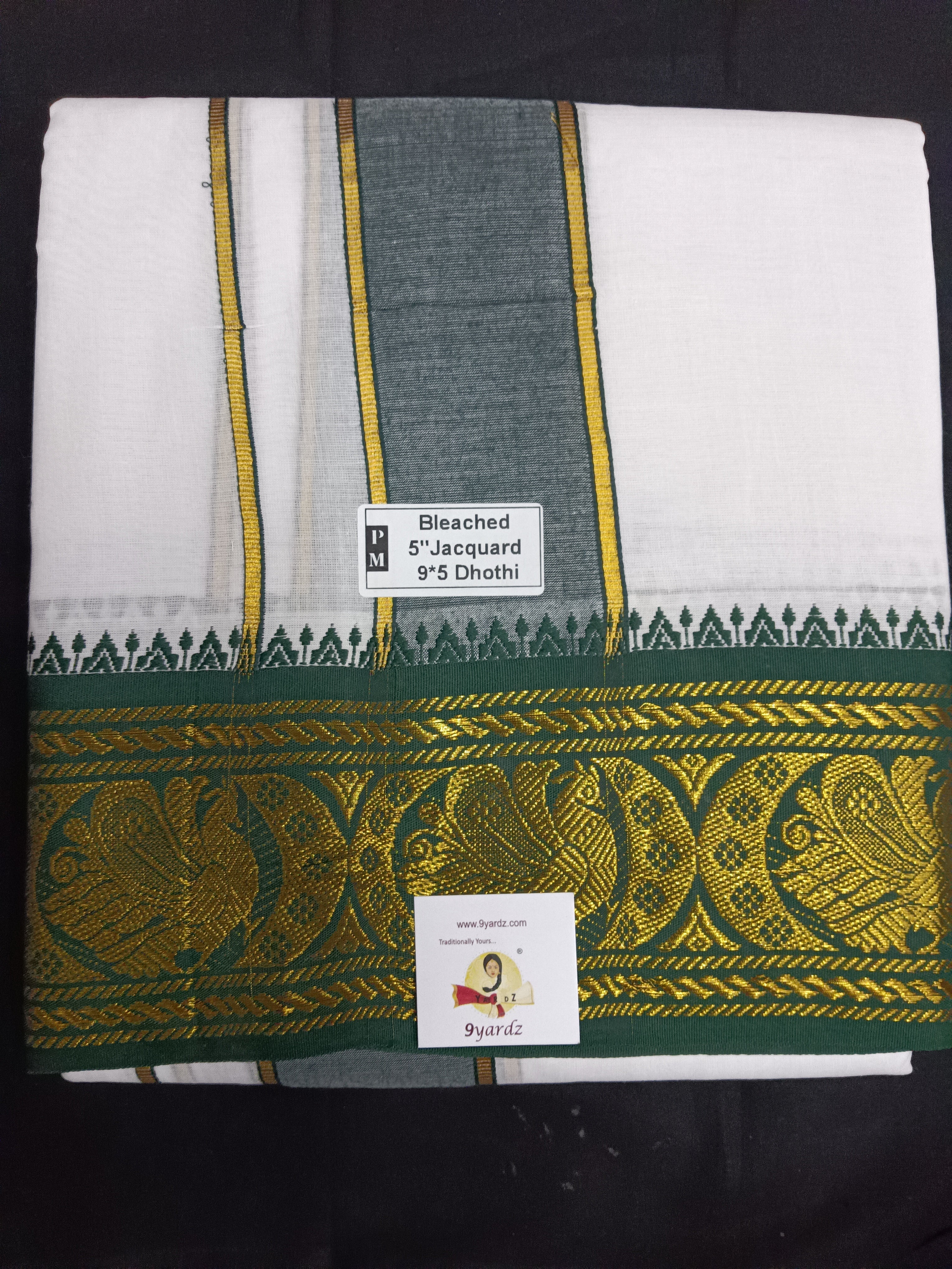Cotton Dhothi Jacquard 9*5