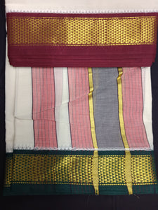 Pure cotton Muhurtham dhoti 10*6 9Maadampet KM