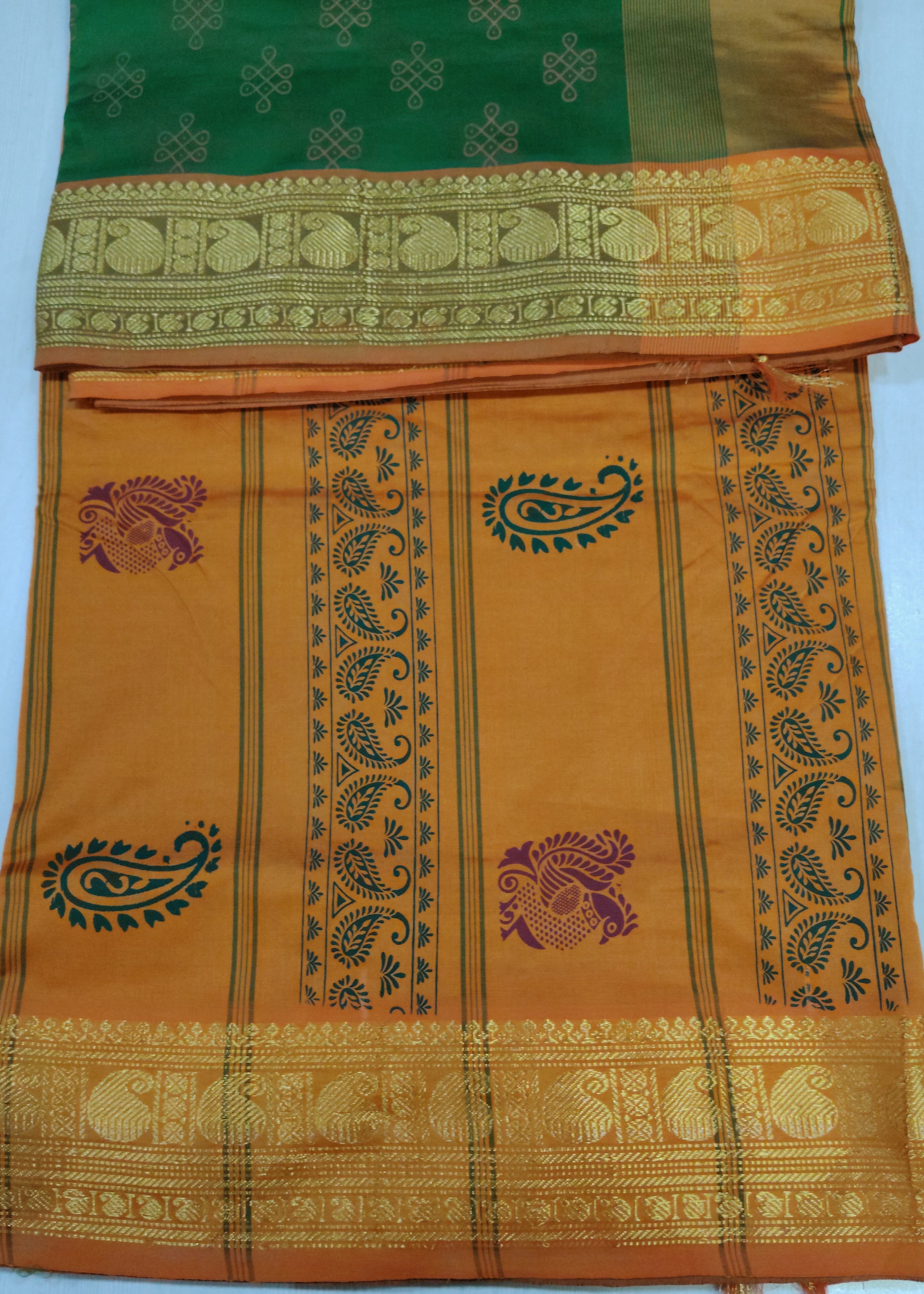 Semi Silk cotton printed Madisar