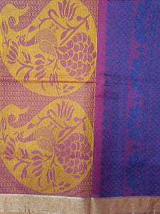 Chettinadu cotton Embossed 6 yardz