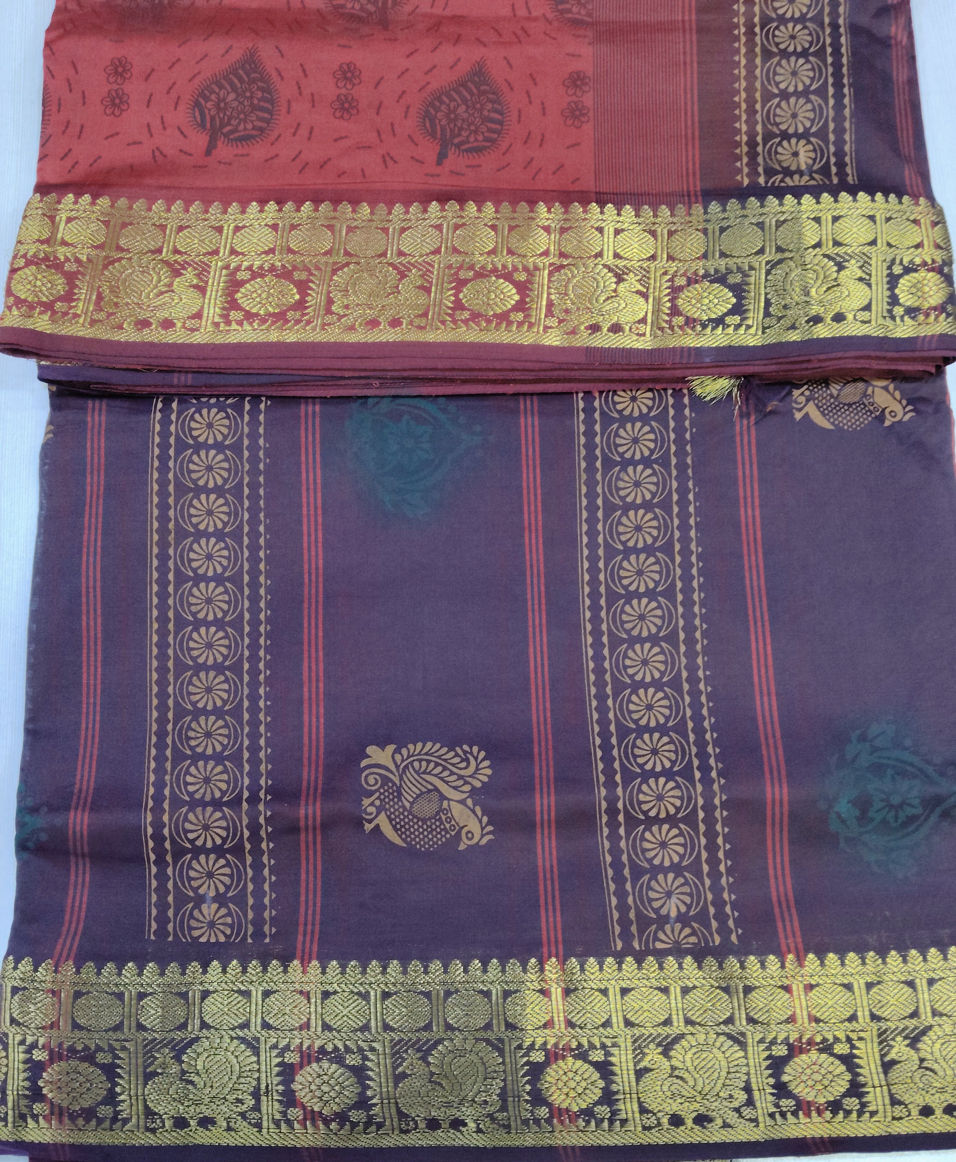 Semi Silk cotton printed Madisar