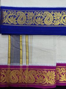 Pure cotton Muhurtham dhoti 9*5