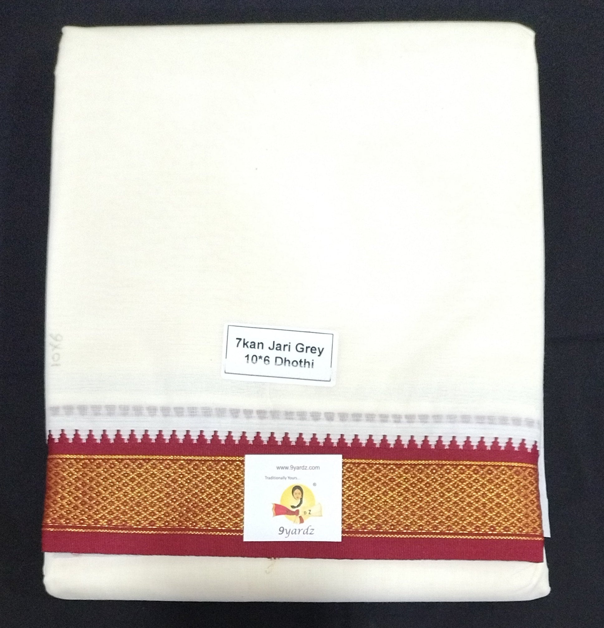 Cotton Unbleached dhoti 10*6