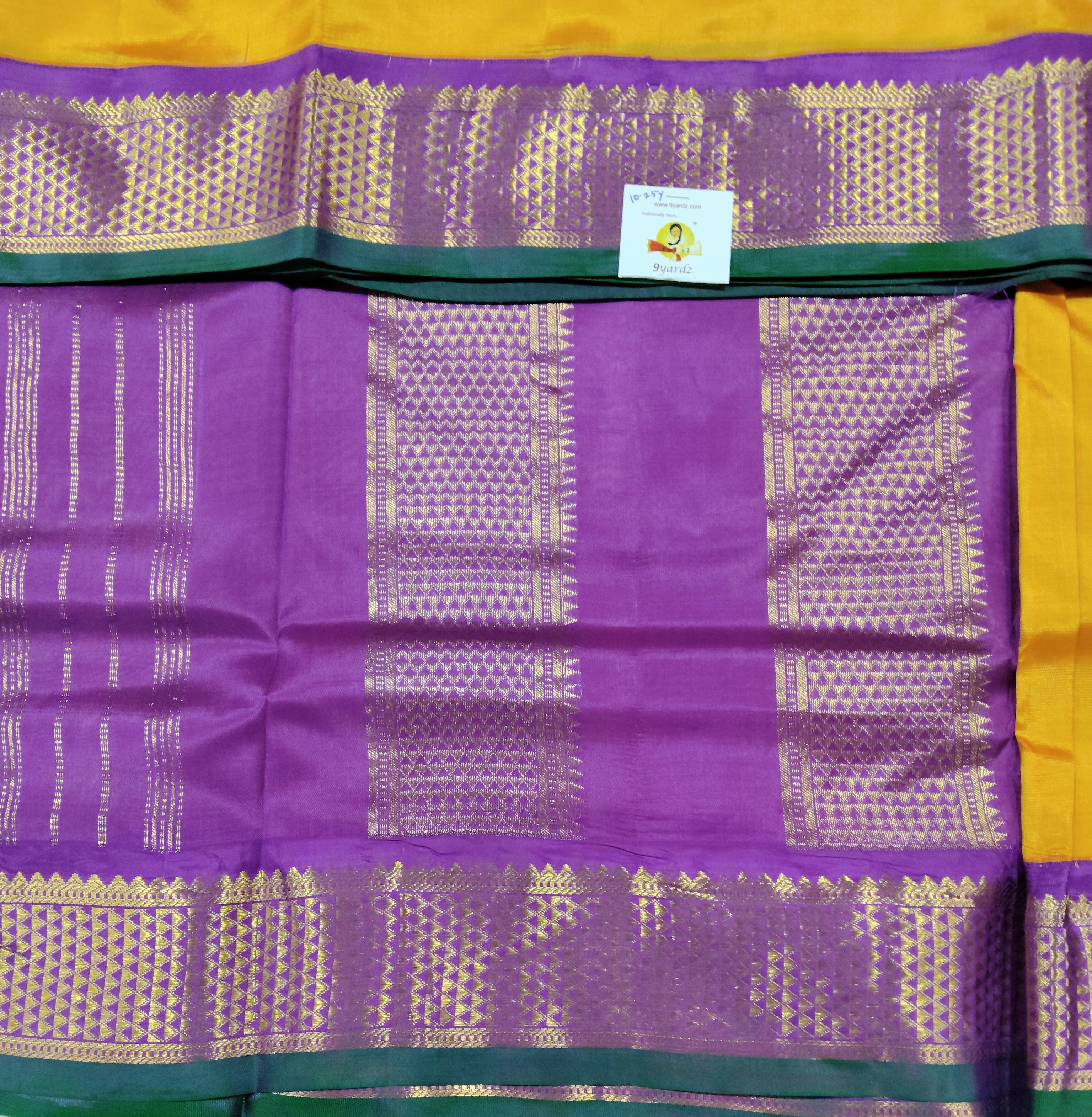 Pure silk 10.25yardz