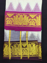 Load image into Gallery viewer, Pure cotton Muhurtham dhoti 9*5