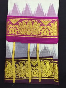 Pure cotton Muhurtham dhoti 9*5