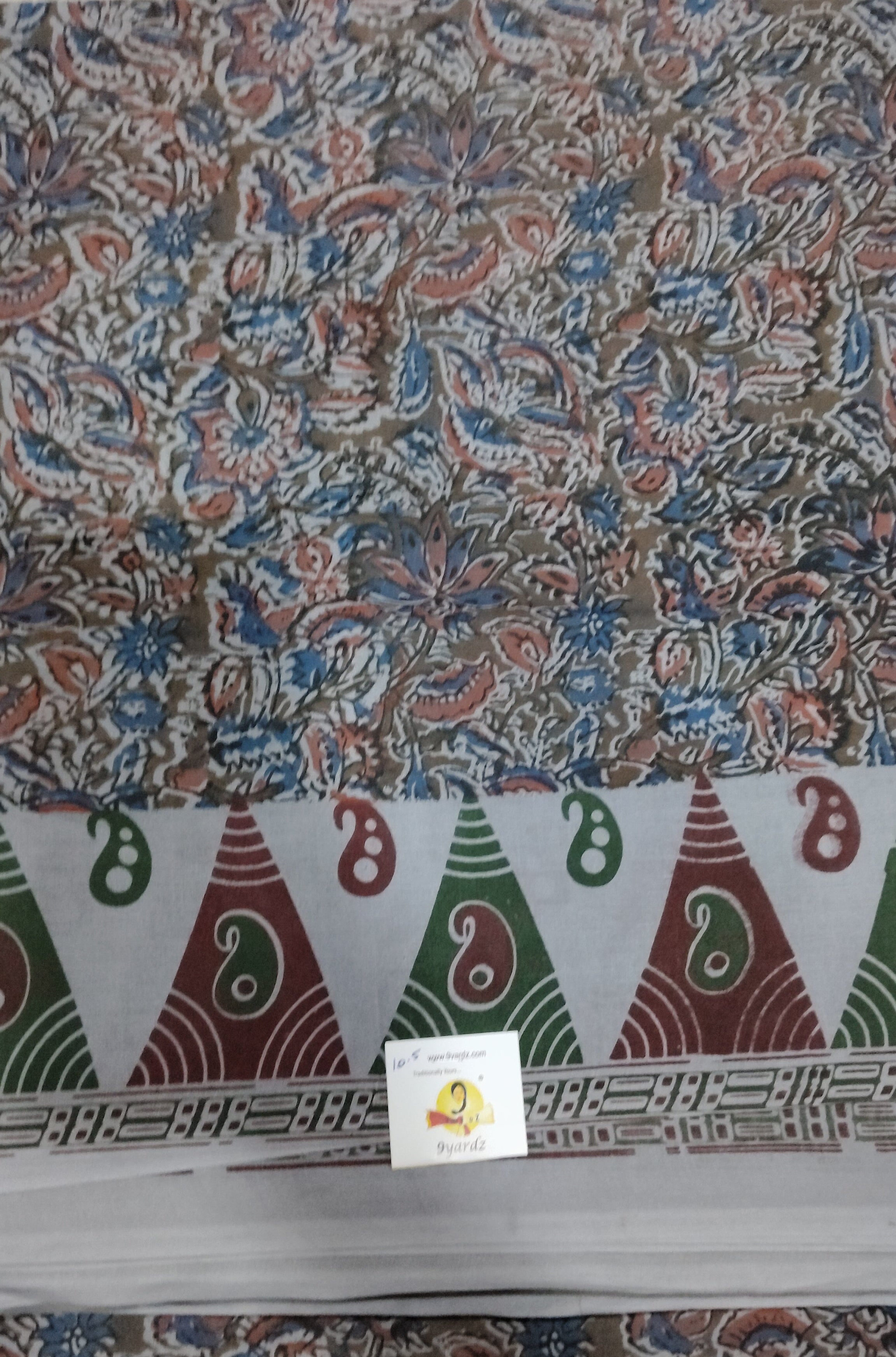 Erode cotton 10.5 yards Madida