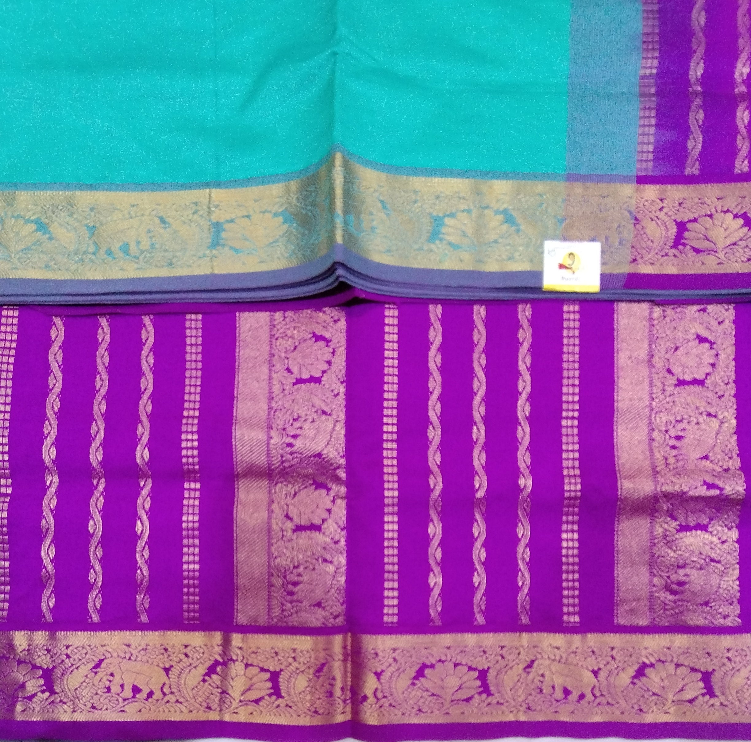 Semi silk Plain 6Yards
