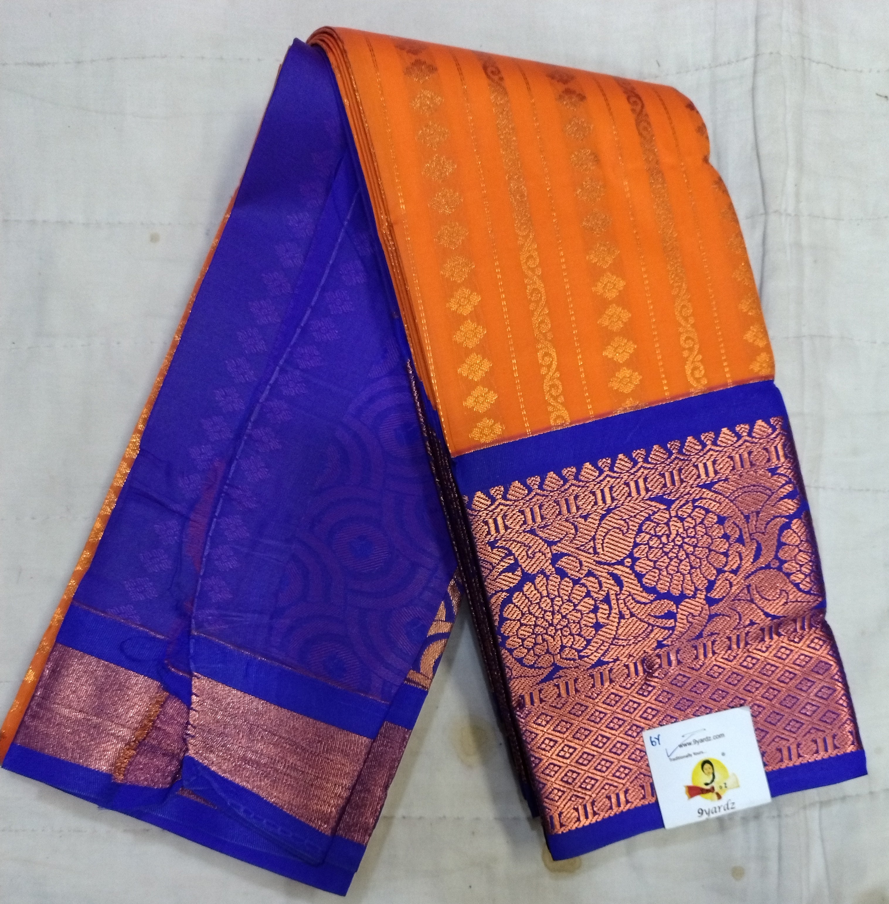 Art silk 6yardz sarees