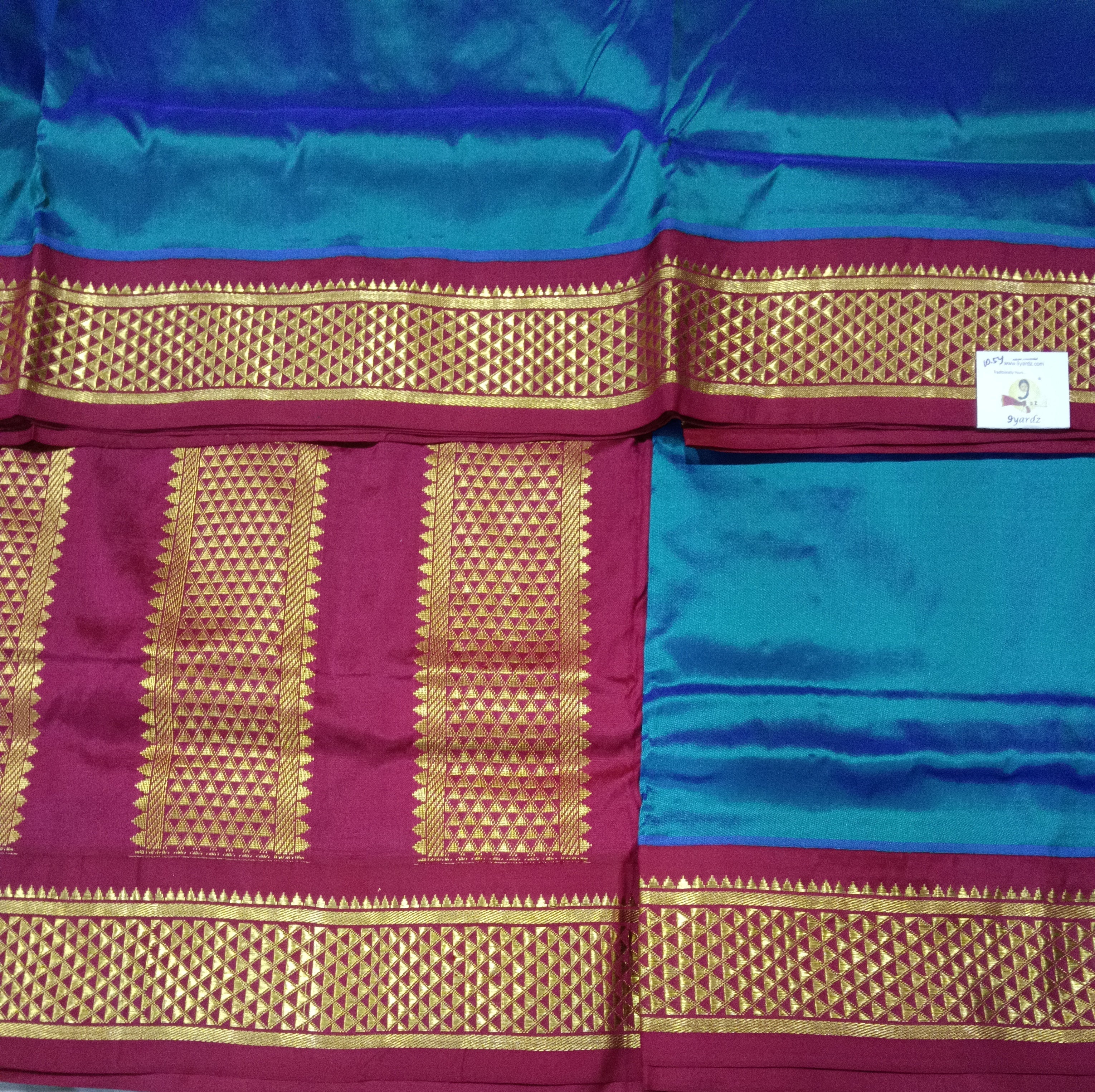 Pure silk madisar 10.5yards