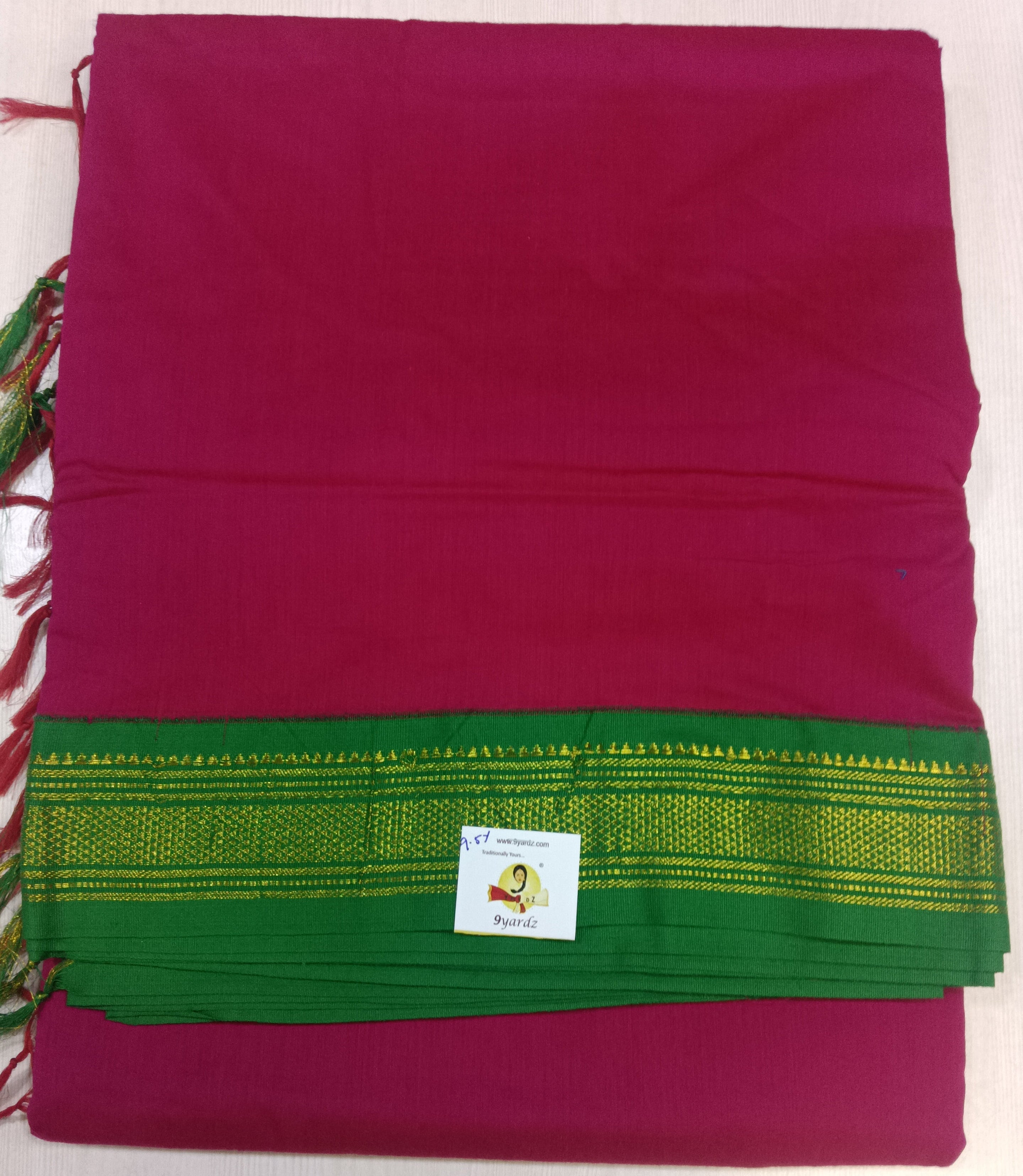 Kalyani Cotton  9.5 yardz